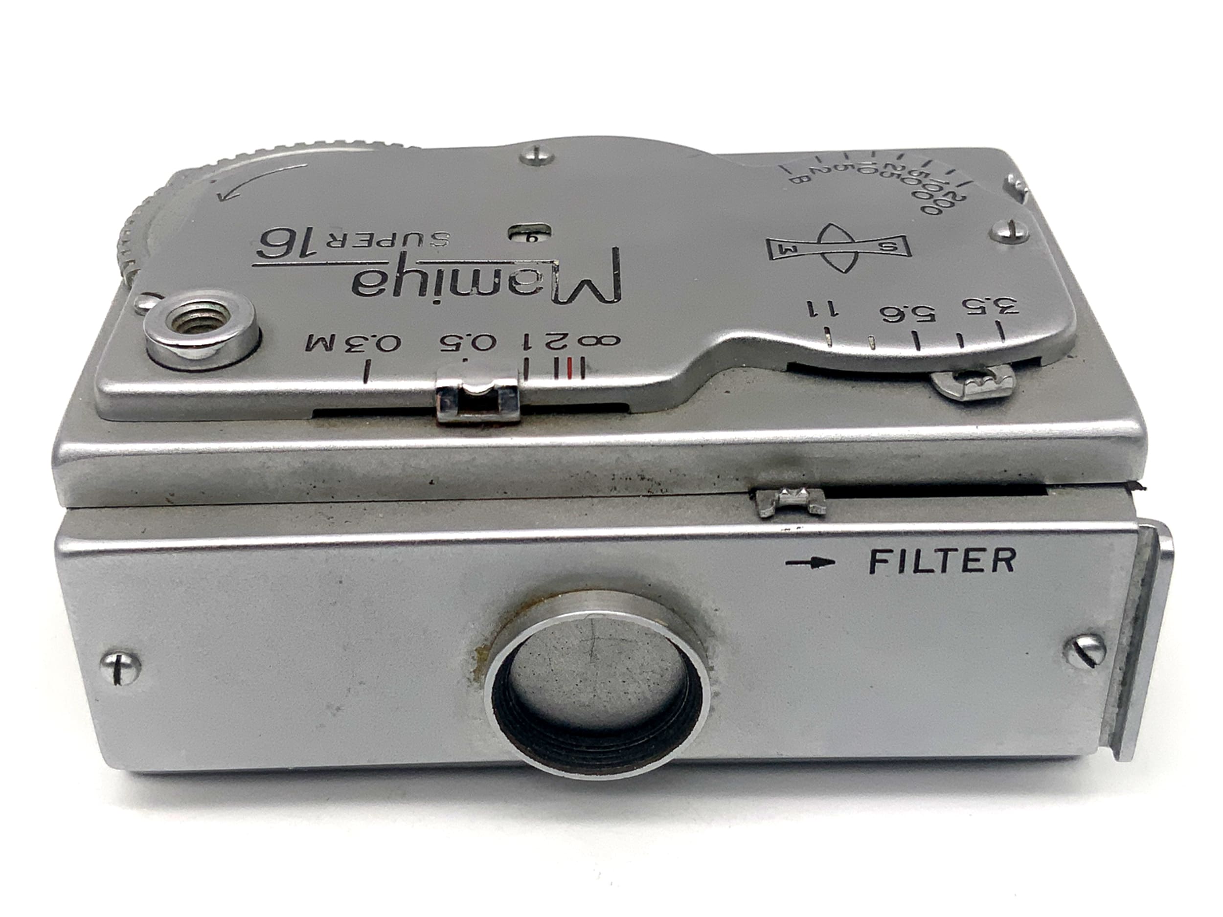 Mamiya Super 16 Miniaturkamera mit 25mm 1:3,5 Kleinstbildkamera