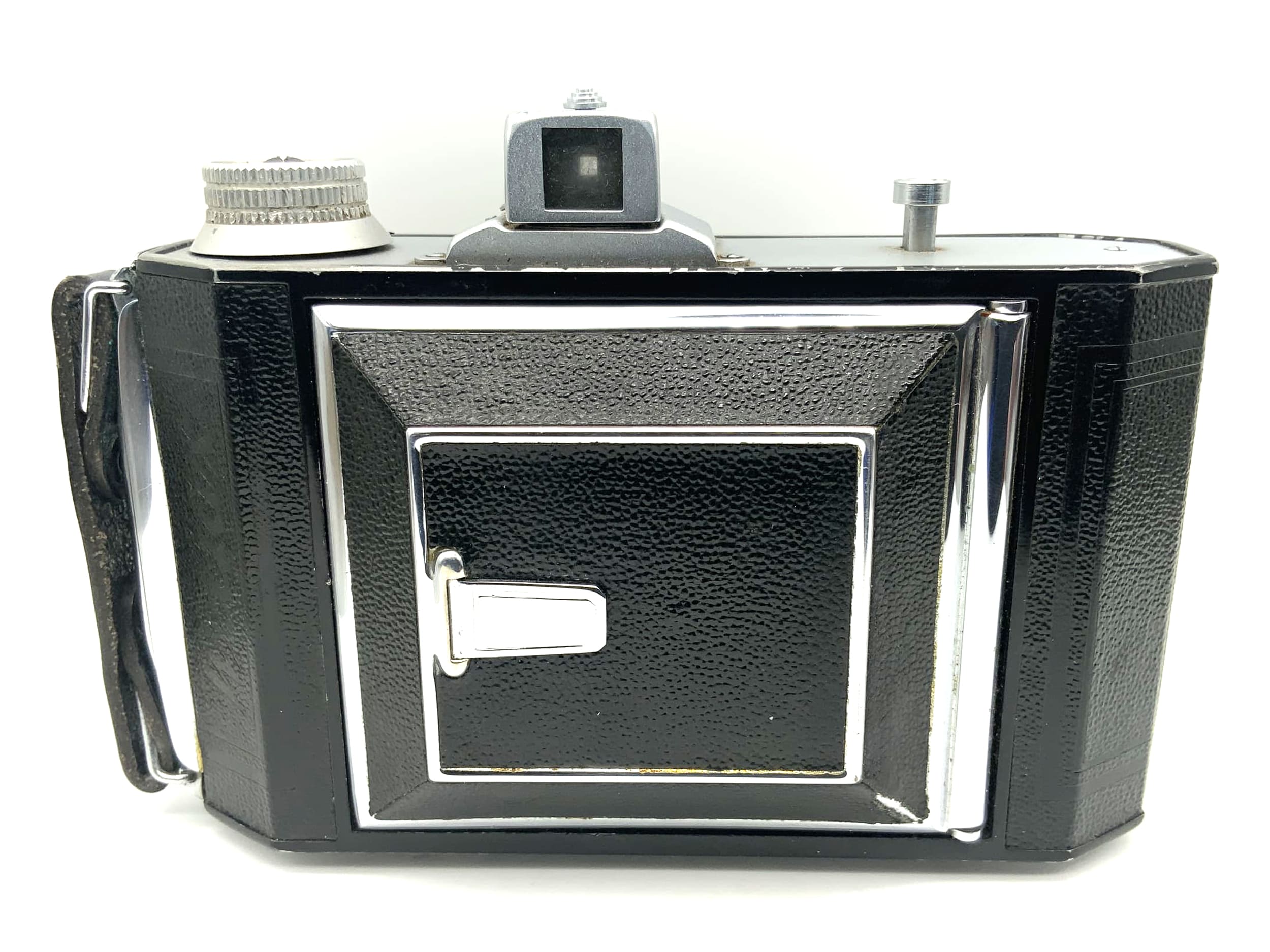 Rheinmetall Weltax folding camera with Meyer Optik Trioplan 1:3.5 75mm red V Temporary