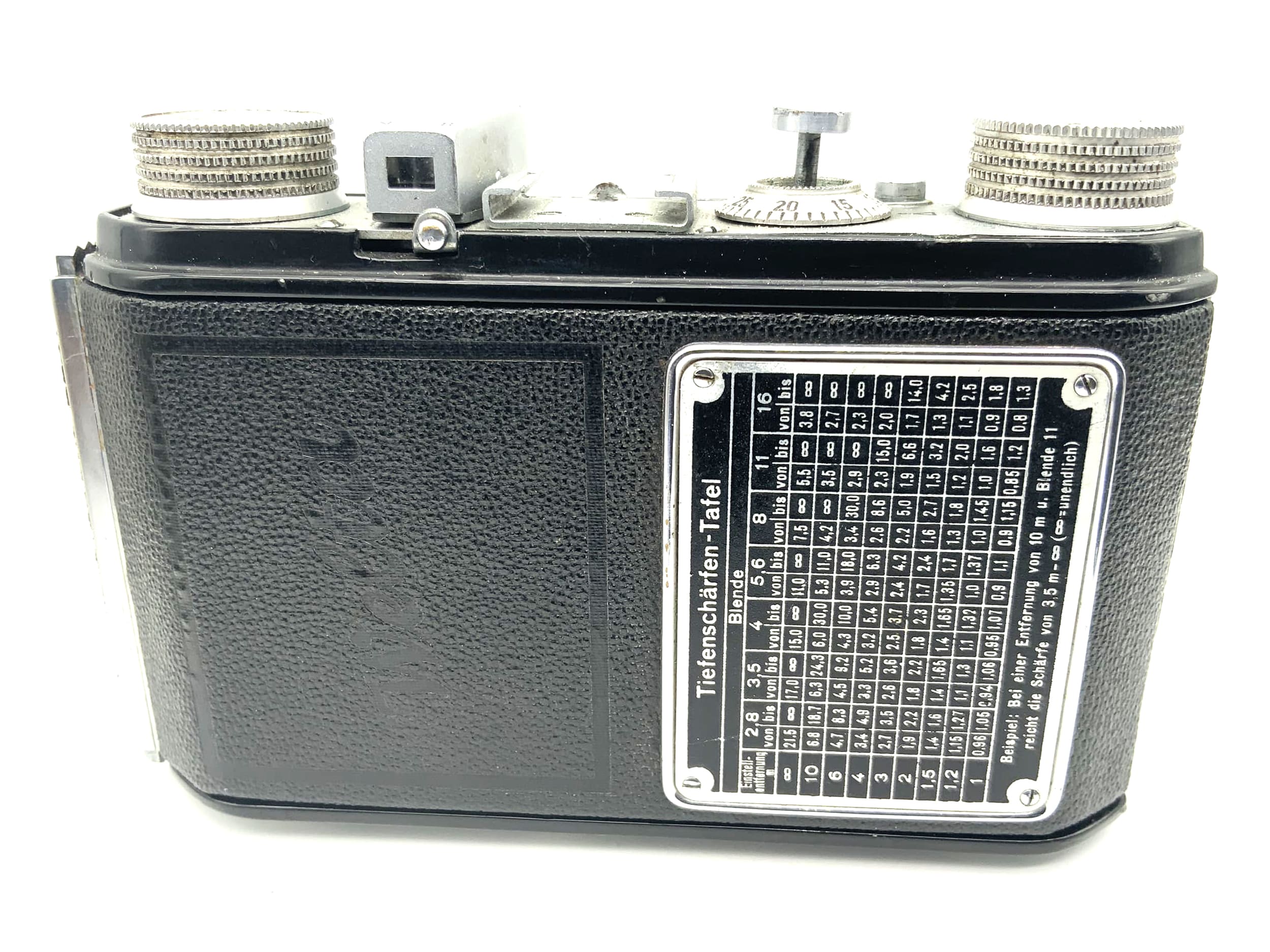 Welta Welti I folding camera with Carl Zeiss Tessar 1:3.5 5cm 50mm red T Cludor