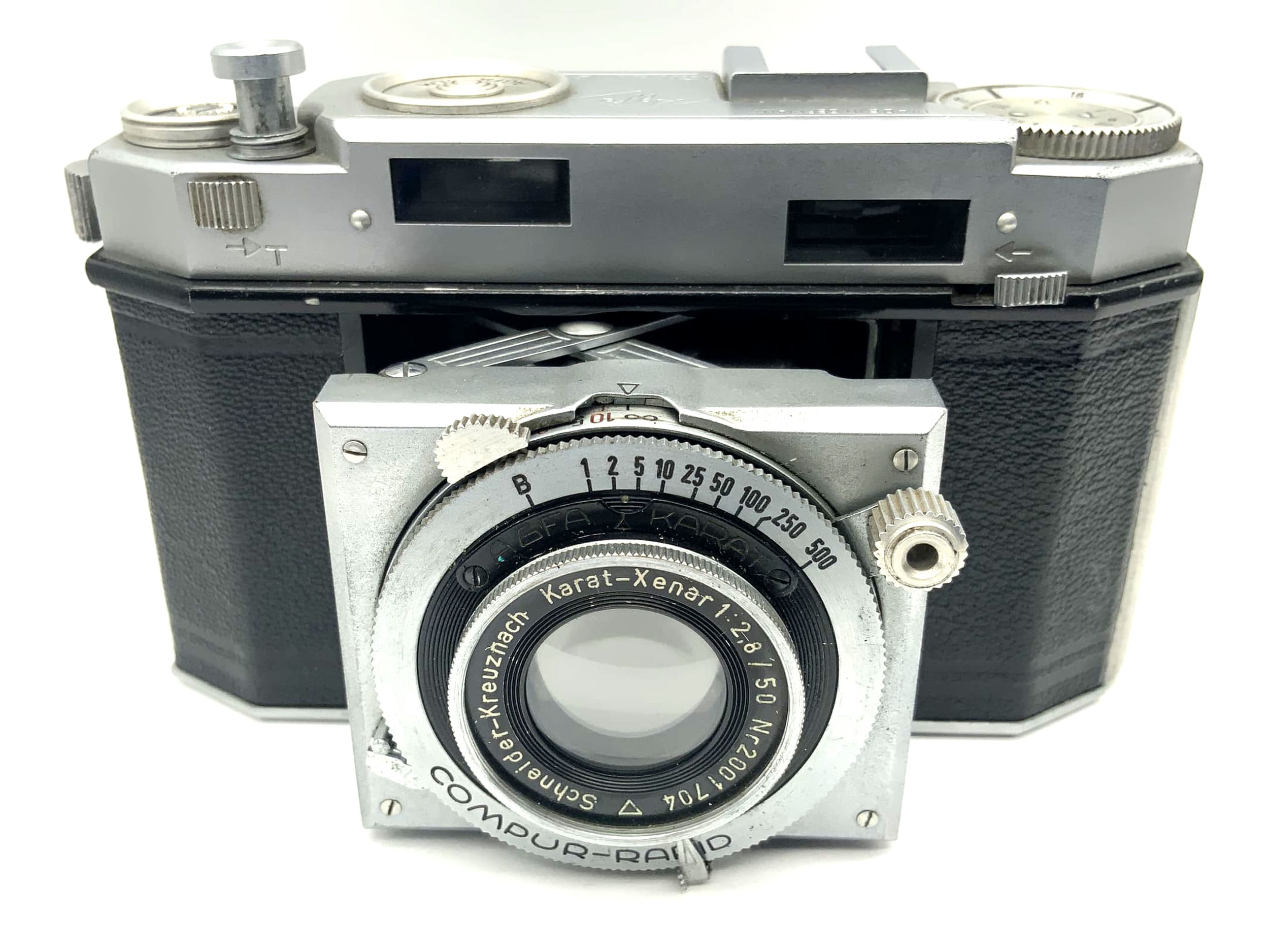 Agfa Karat 12 folding camera with Xenar 1:2.8 50mm Schneider Kreuznach Compur-Rapid