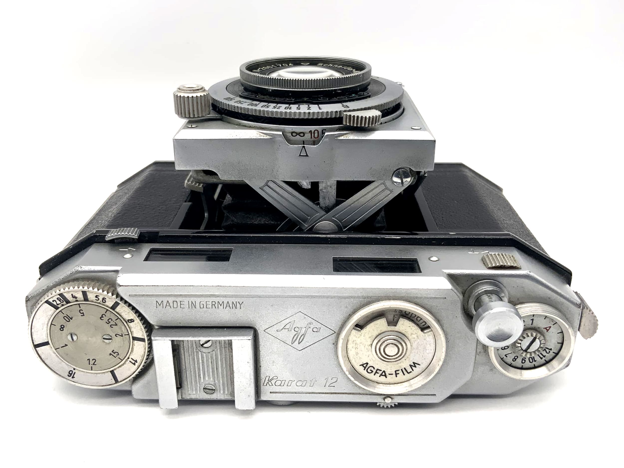 Agfa Karat 12 folding camera with Xenar 1:2.8 50mm Schneider Kreuznach Compur-Rapid