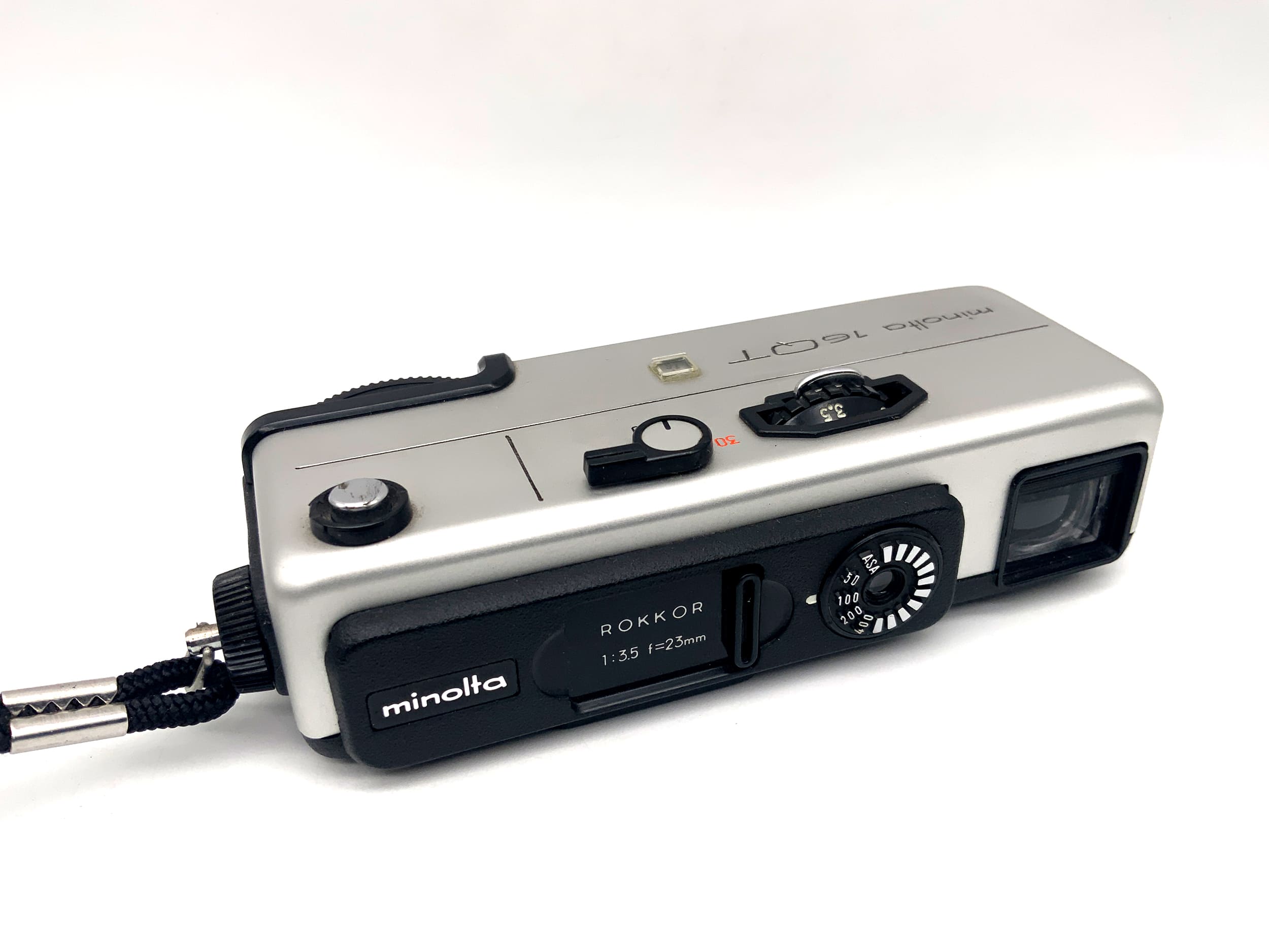 Minolta 16 QT Miniaturkamera mit Rokkor 23mm 1:3.5 Kleinstbildkamera