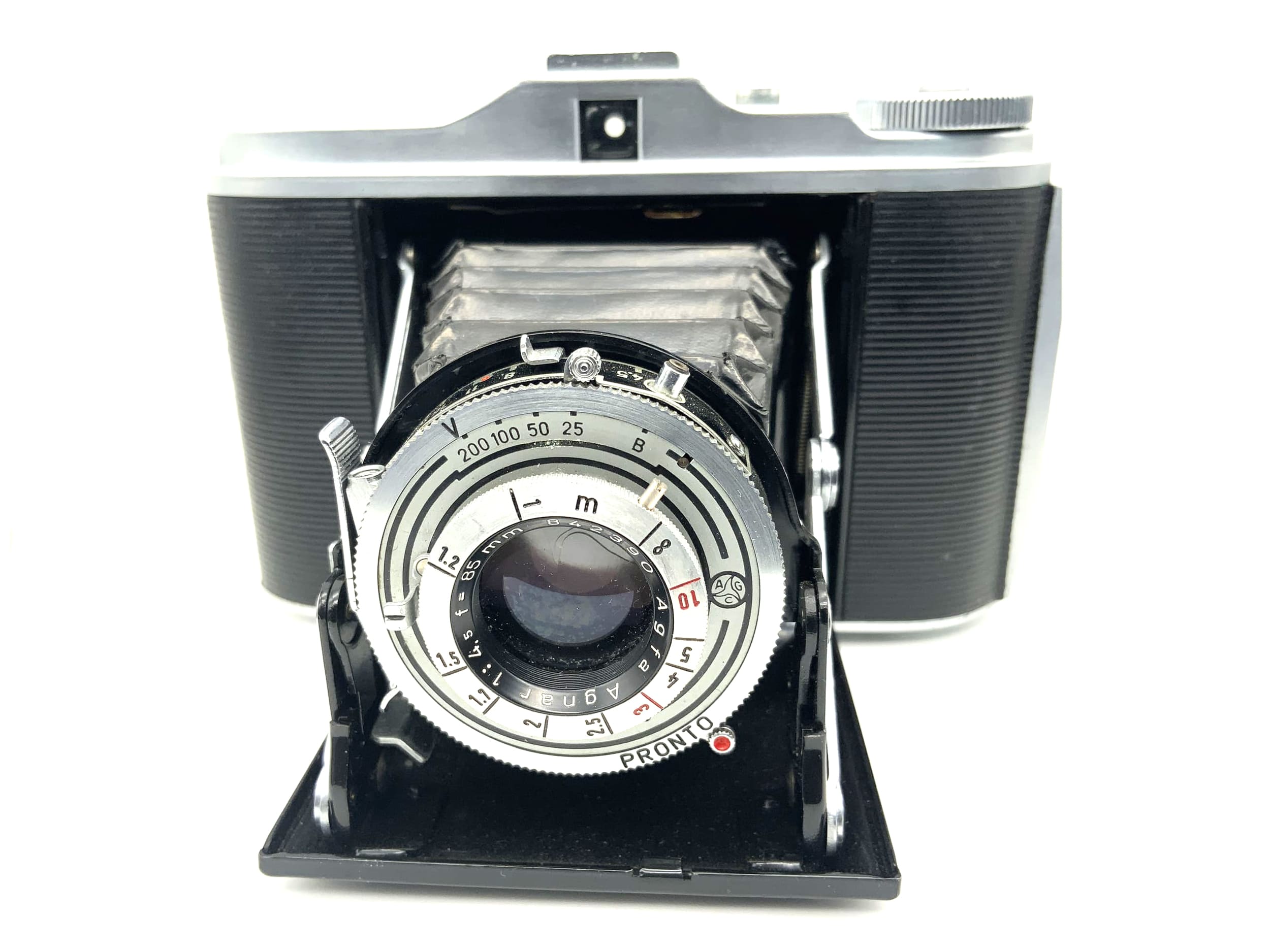 Agfa Isolette V folding camera with Agnar 1:4.5 85mm 5 Pronto