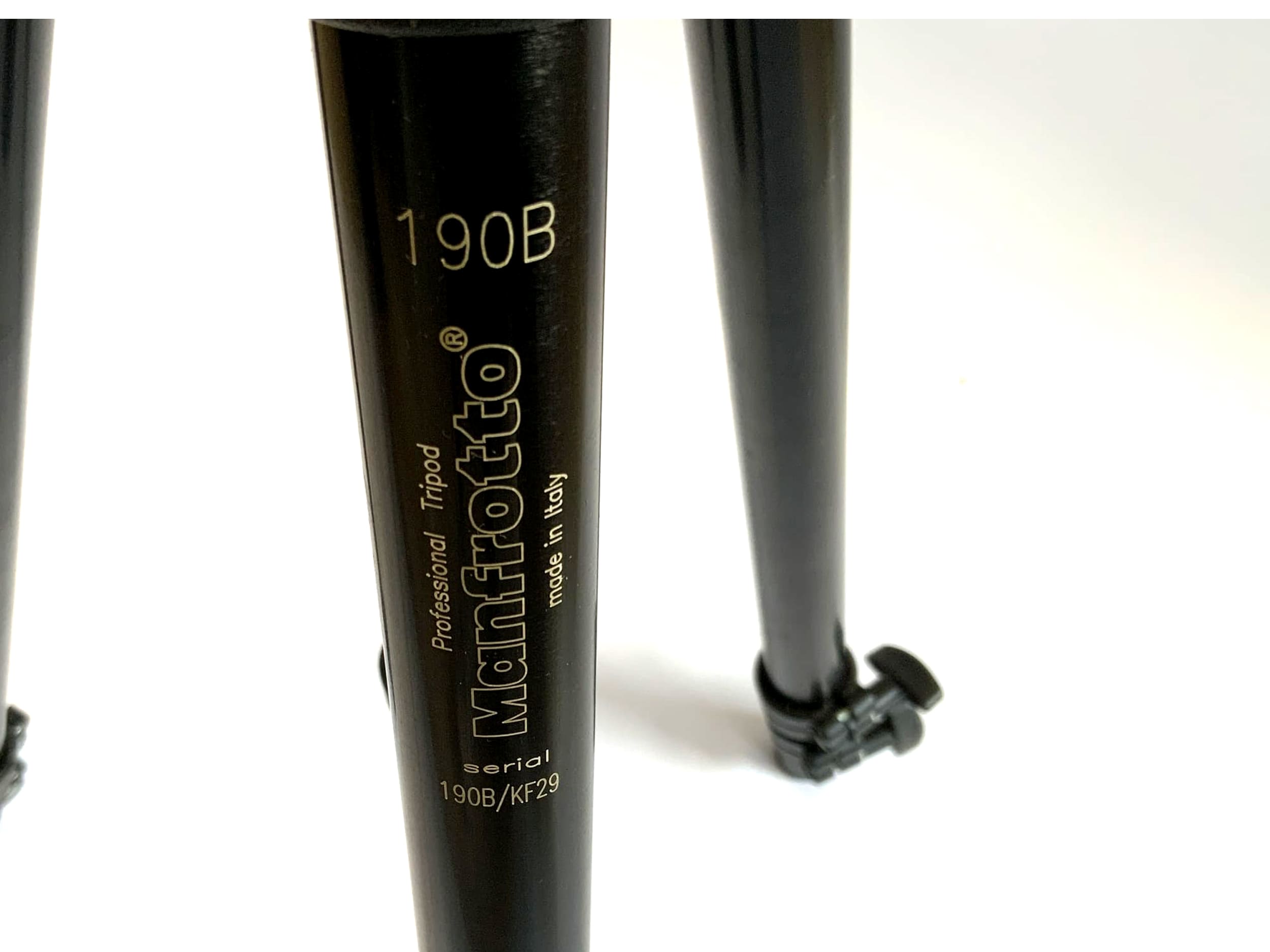 Manfrotto 190B trépied trépied photo à 3 pieds trépied d'appareil photo avec tête de trépied 460Mg