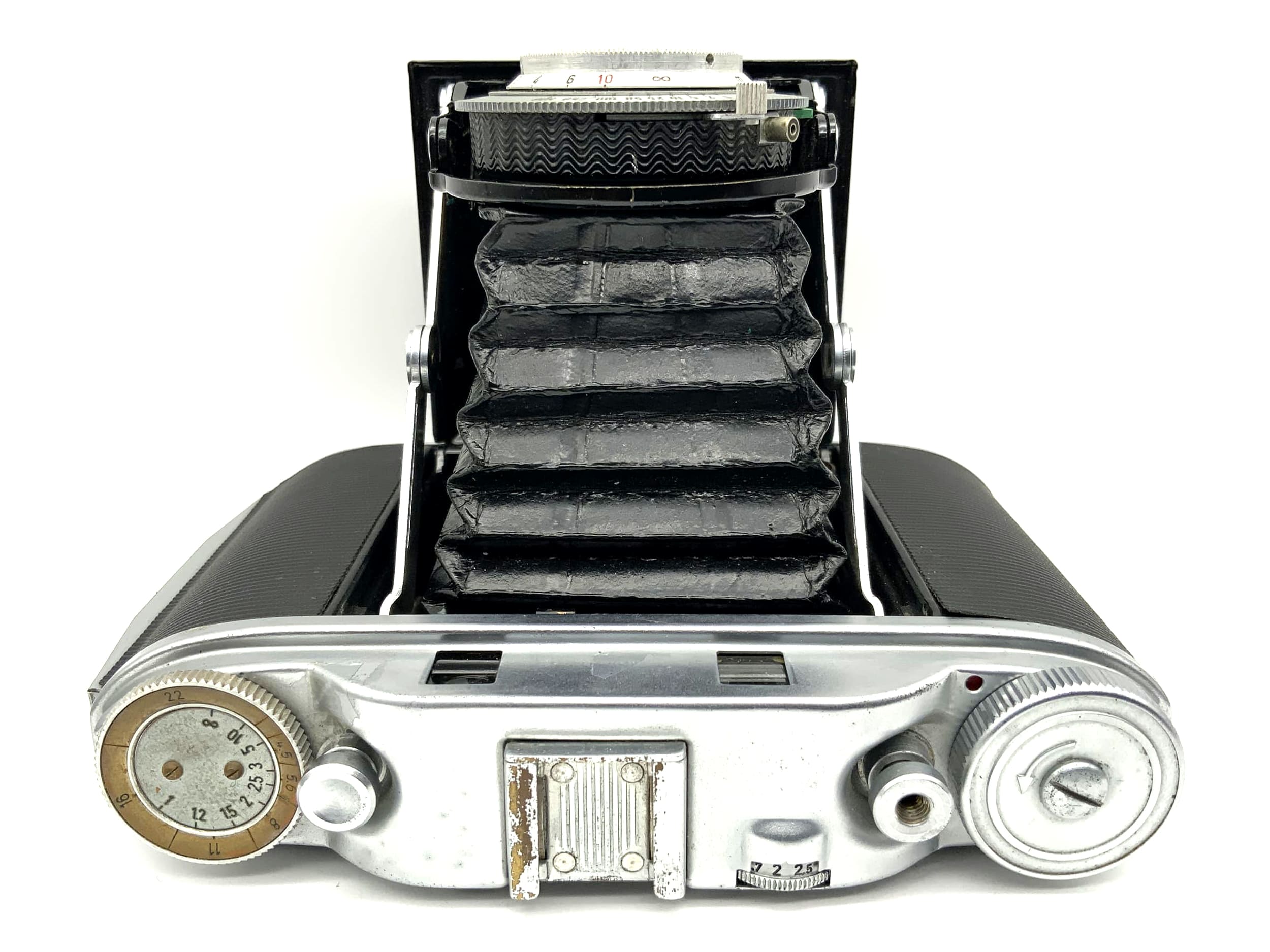 Appareil photo pliable Agfa Isolette III avec Solinar 1:4.5 85mm 3 Synchro-Compur