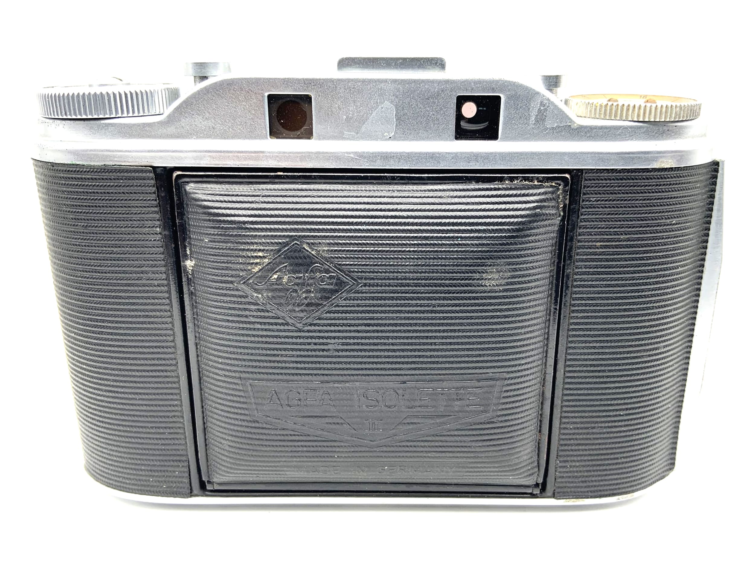 Appareil photo pliable Agfa Isolette III avec Solinar 1:4.5 85mm 3 Synchro-Compur