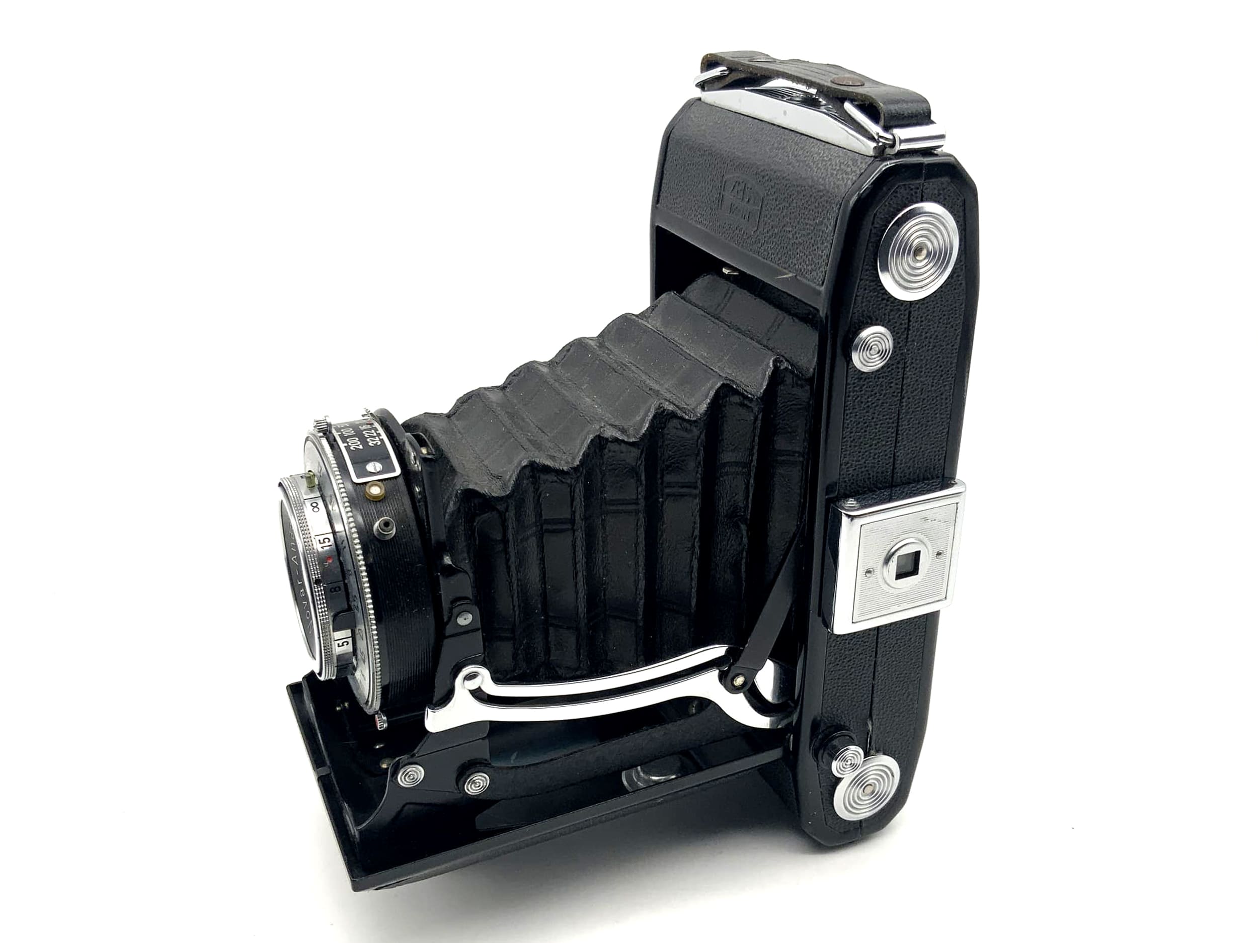 Appareil photo pliable Zeiss Ikon Nettar 515/2 avec objectif Novar Anastigmat 1:4,5 105 mm Pronto