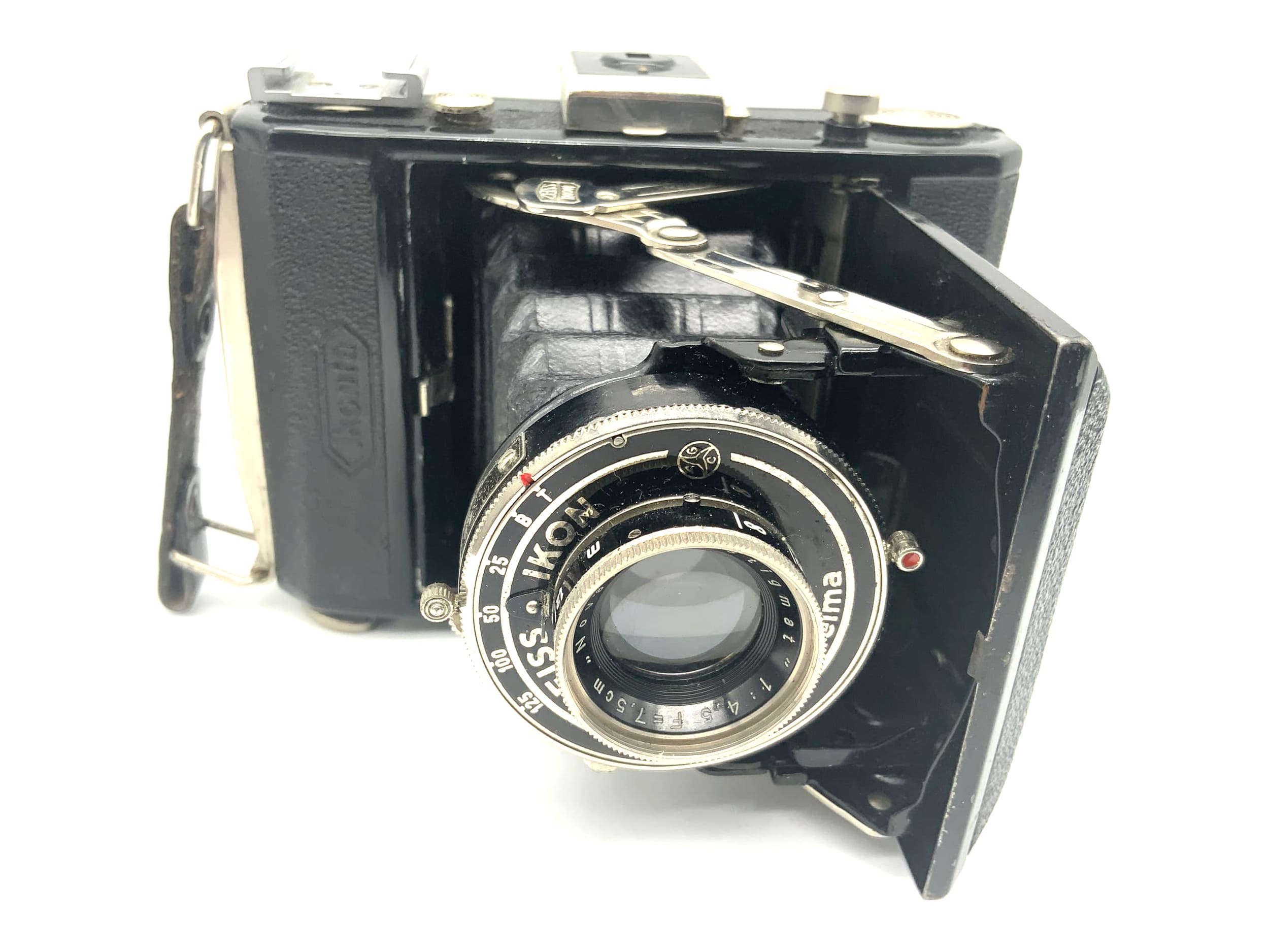 Appareil photo pliable Zeiss Ikon Ikonta 520 avec objectif Novar Anastigmat 1:4,5 7,5 cm 75 mm Telma