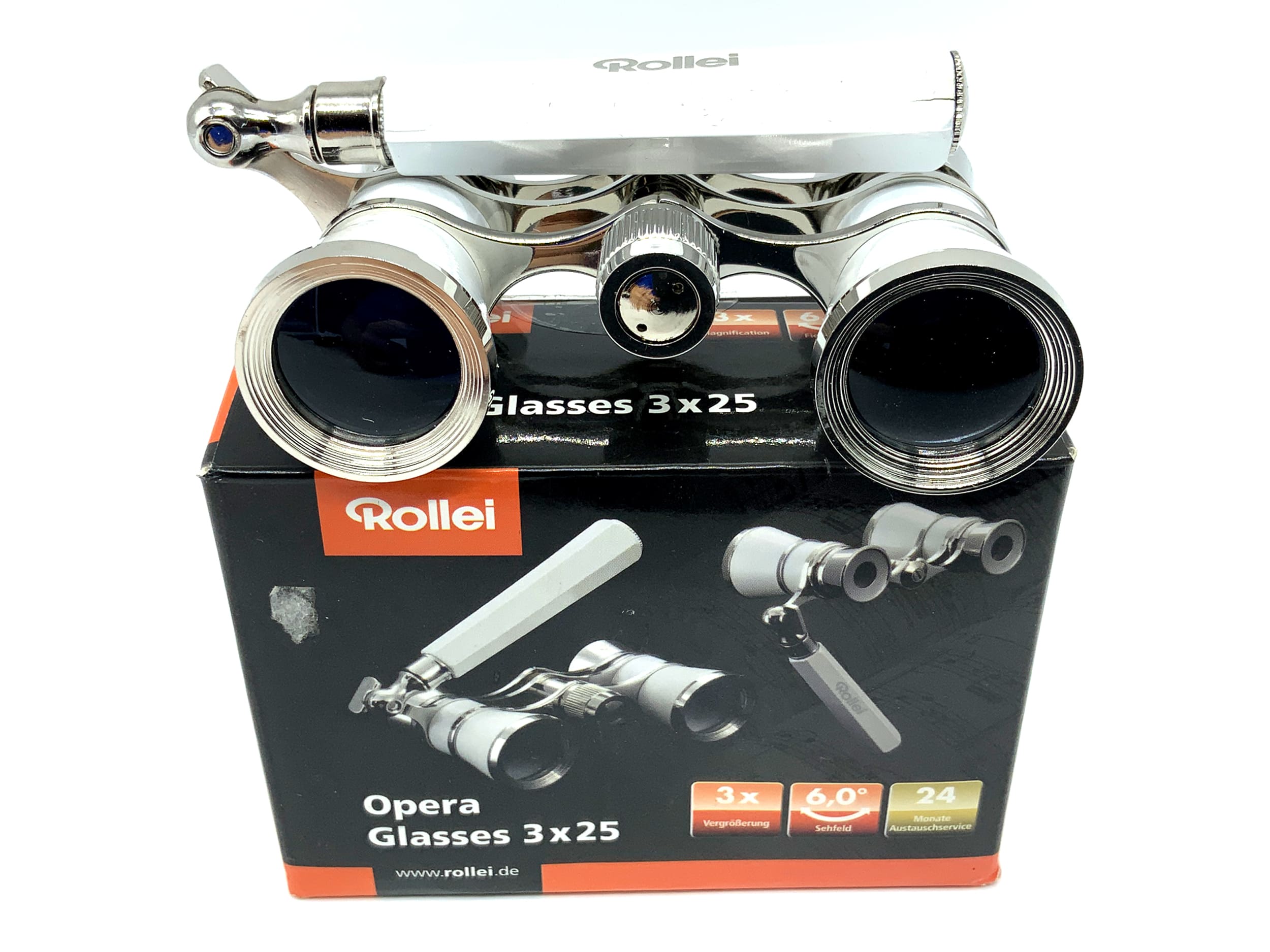 Rollei 3x25 binoculars opera glasses binocular prism glass field glasses
