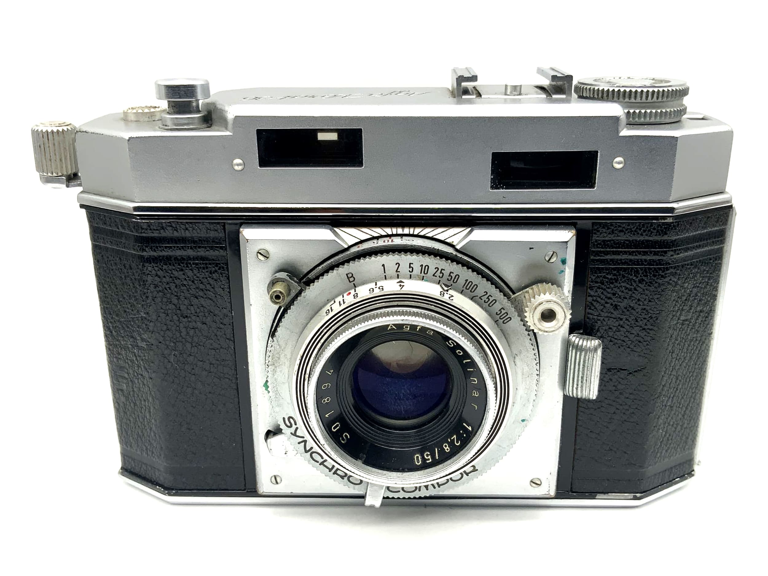 Appareil photo pliable Agfa Karat 36 avec synchro-compur Solinar 1:2,8 50 mm