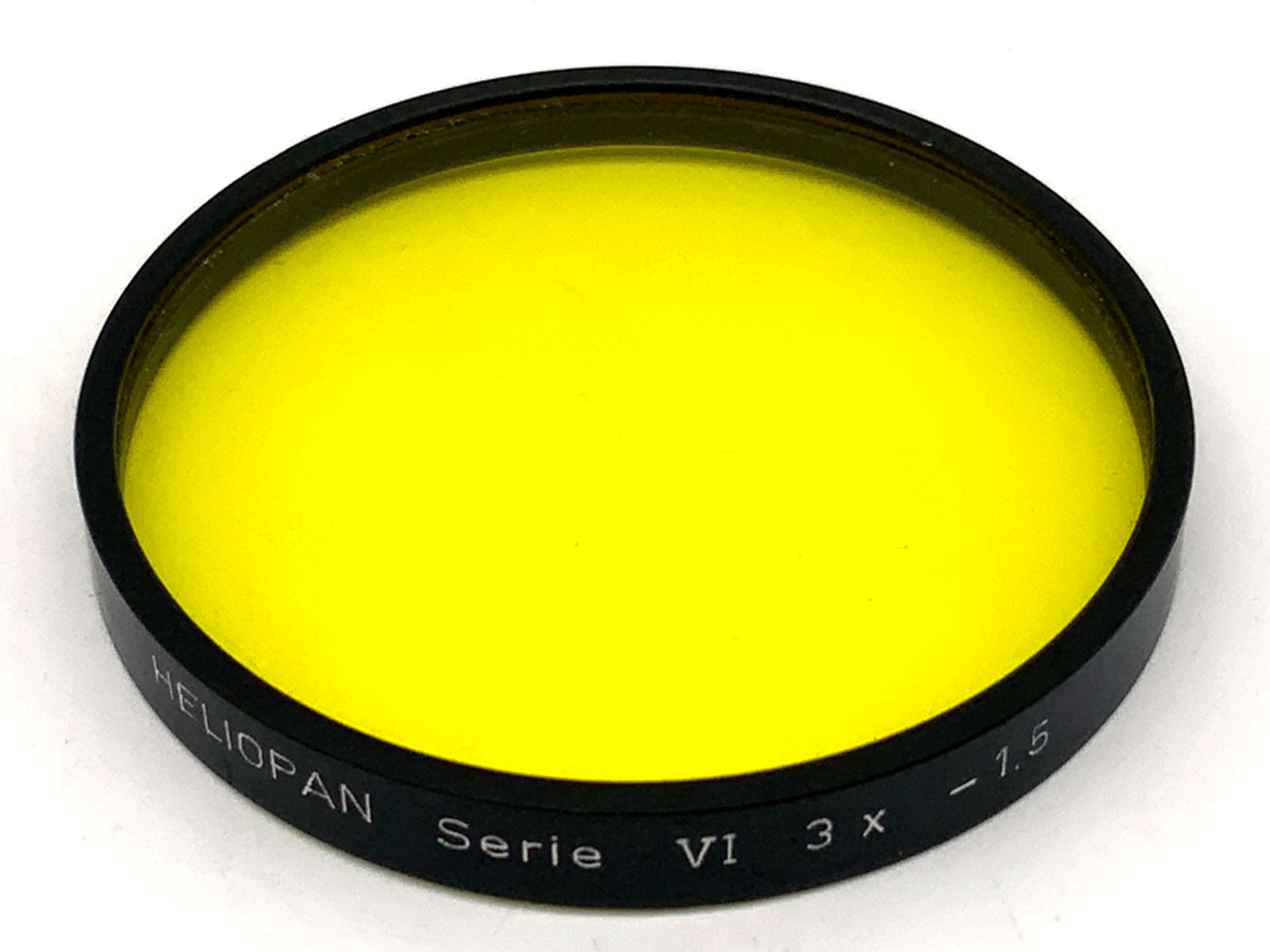 Heliopan Farbfilter Serie VI 3x -1.5 gelb yellow Drop-in Filter Filtergewinde