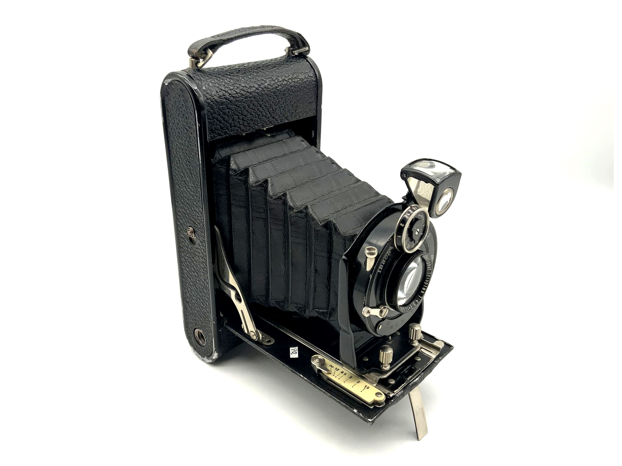 Appareil photo pliable Orion Rio 84 avec Meyer Görlitz Trioplan 1:4,5 10,5 cm Orionwerk