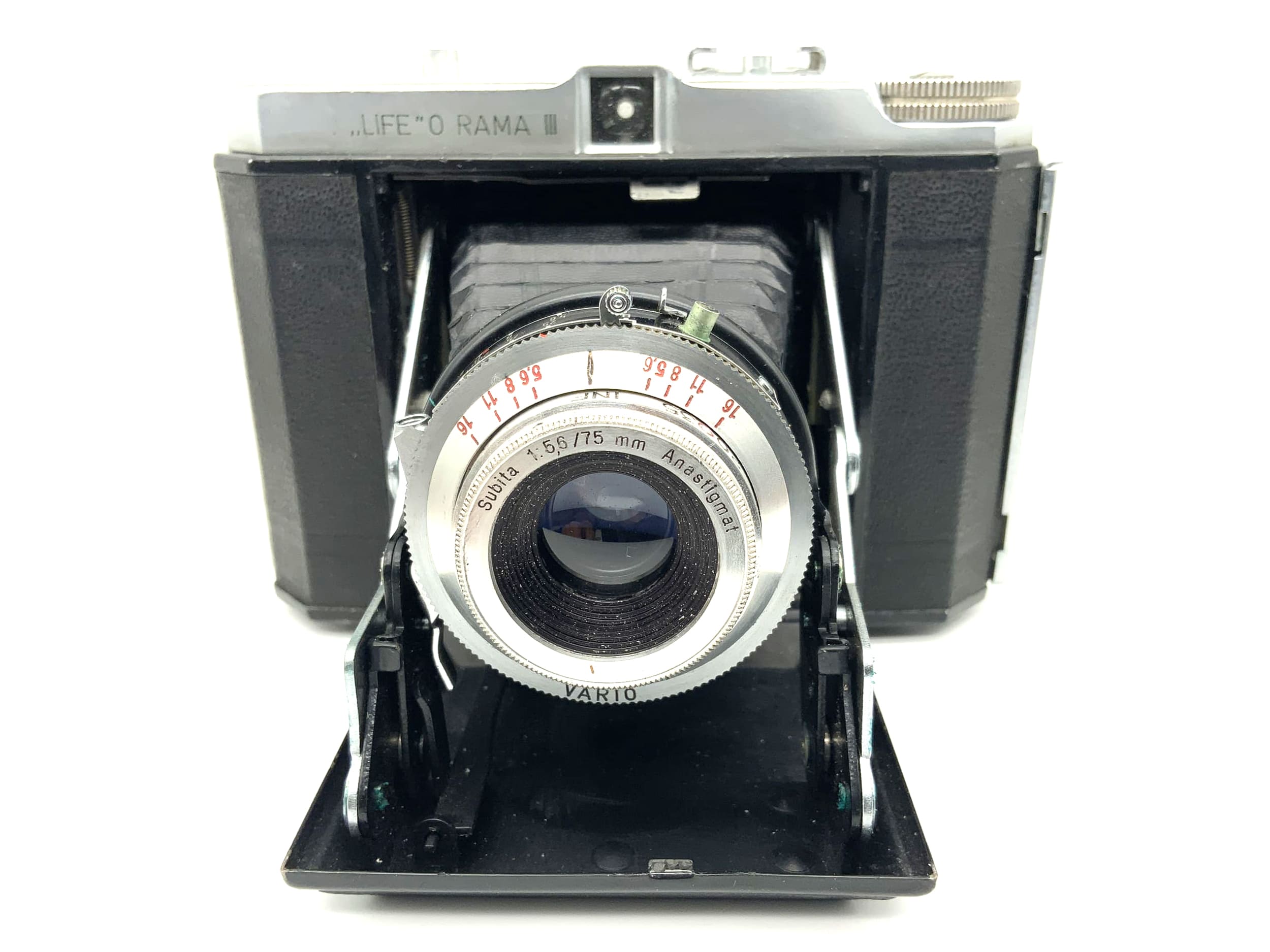Appareil photo pliable Life O Rama III avec Subita 1:5.6 75 mm 3 Vario