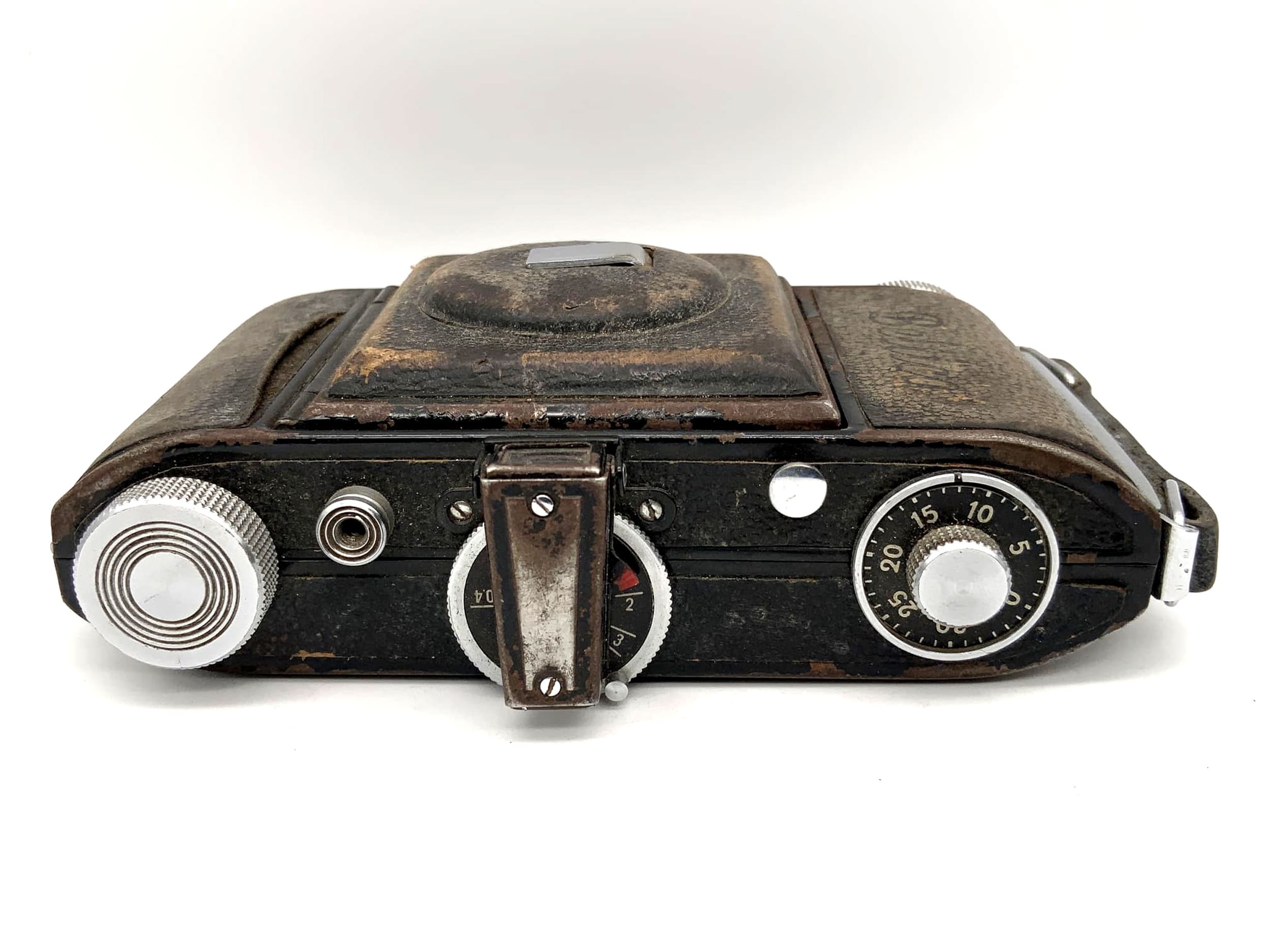 Appareil photo pliant Balda Beltica avec objectif E. Ludwig Meritar 1:2,9 50 mm rouge V C. Ludor