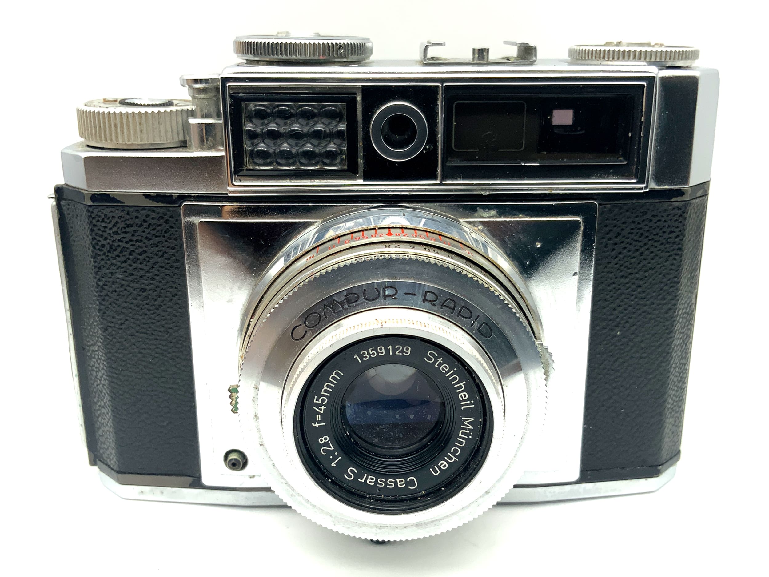 Appareil photo télémétrique Braun Colorette IBL avec Steinheil Cassar S 1:2.8/45 Compur-Rapid