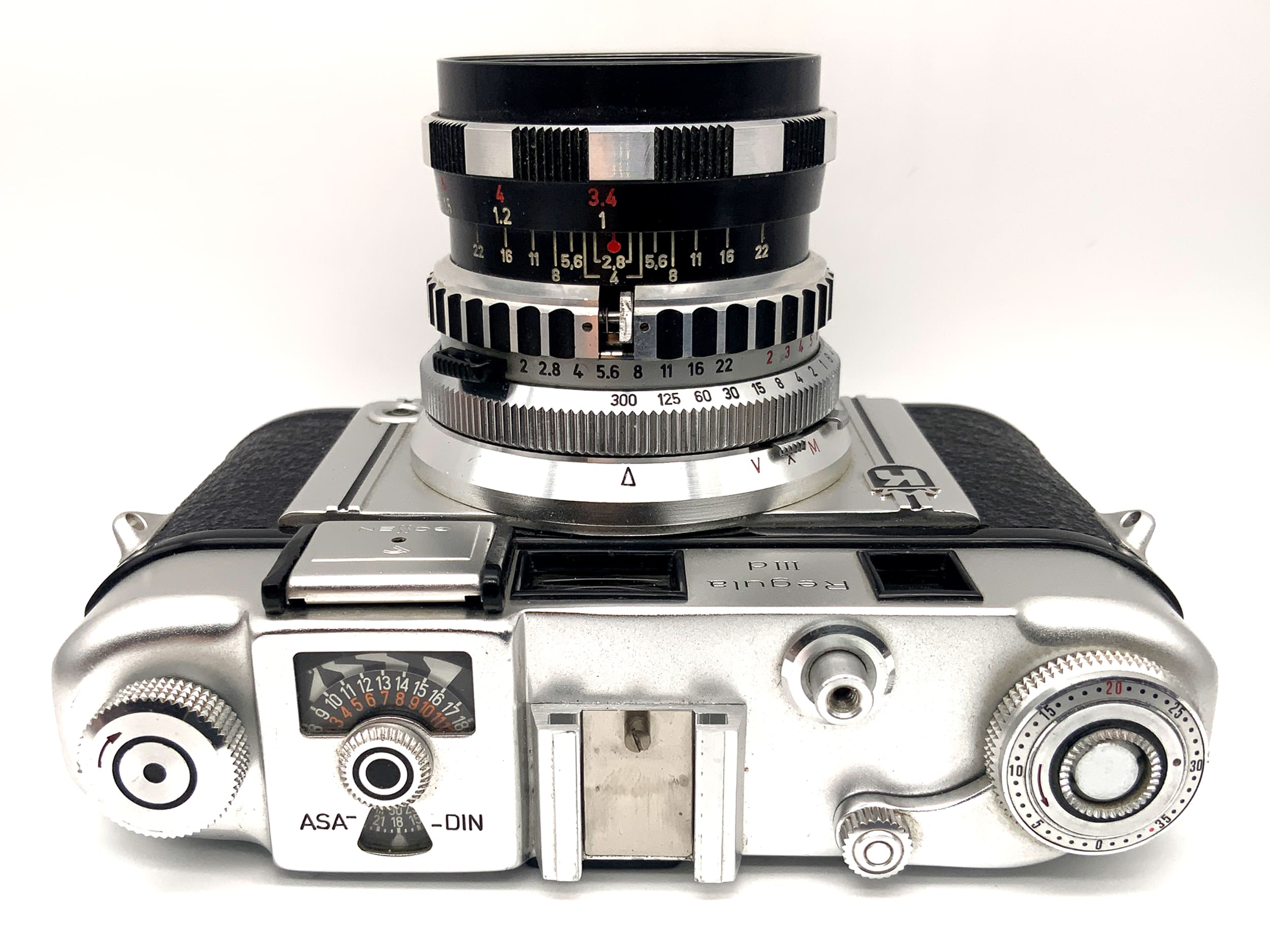 King KG Regula IIId viewfinder camera with Color Ennit 1:2.8/50 red C Prontor-SVS