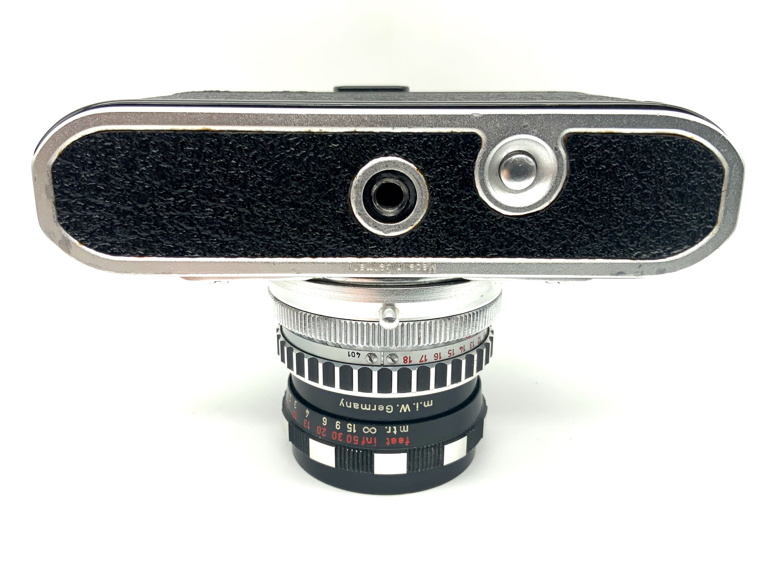 King KG Regula IIId viewfinder camera with Color Ennit 1:2.8/50 red C Prontor-SVS