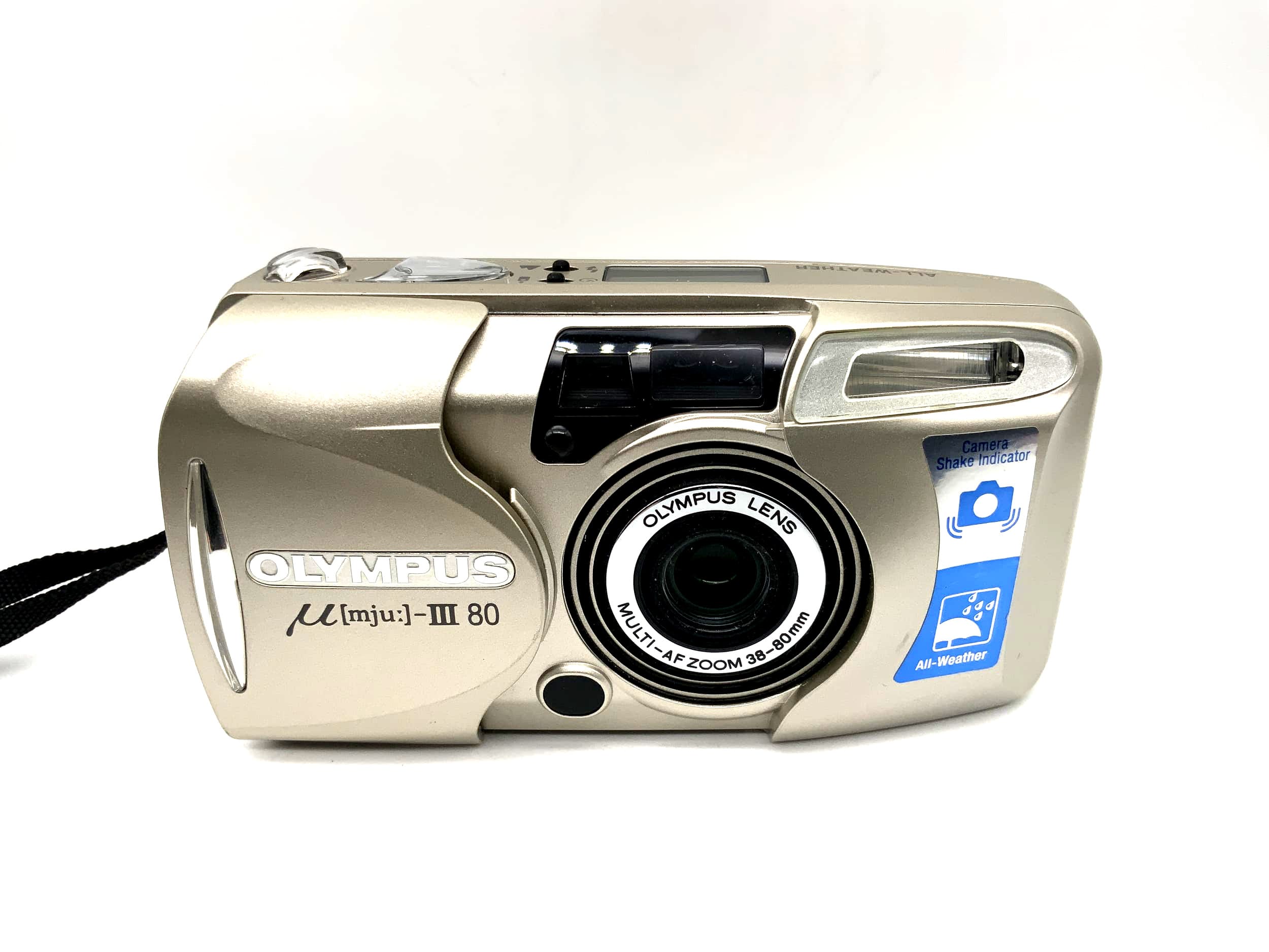 Olympus µ mju III 80 Point&Shoot mit Multi AF Zoom 38-80mm Analogkamera 35mm