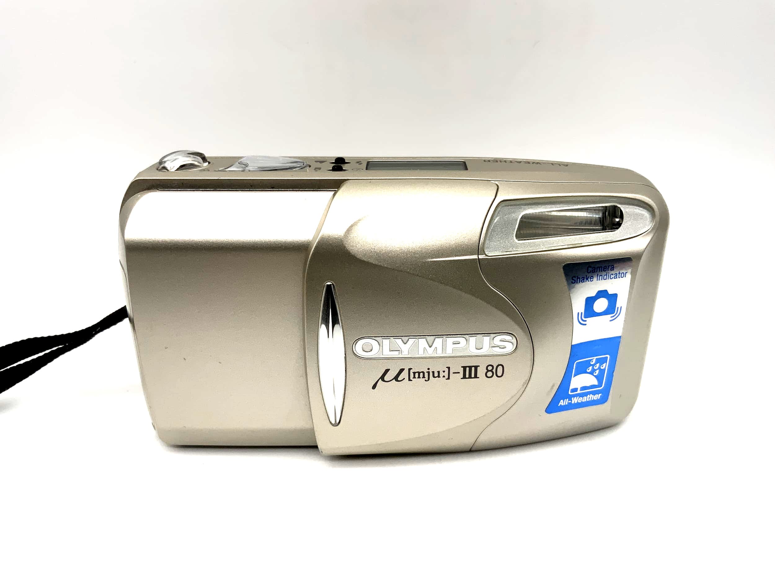 Olympus µ mju III 80 Point&Shoot mit Multi AF Zoom 38-80mm Analogkamera 35mm