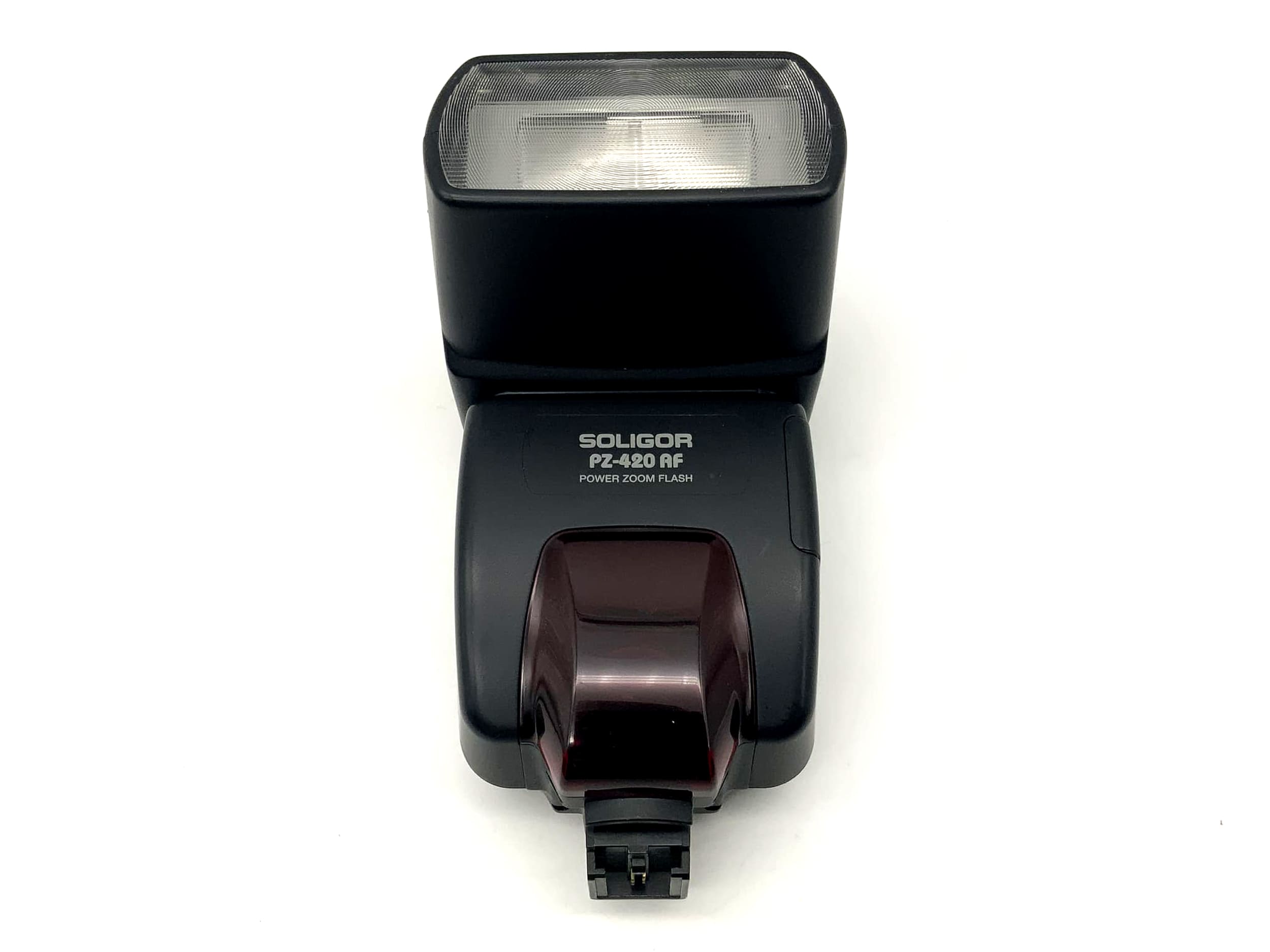 Soligor PZ-420 AF Blitzgerät Power Zoom Flash für Minolta AF Kamera Blitz Flash