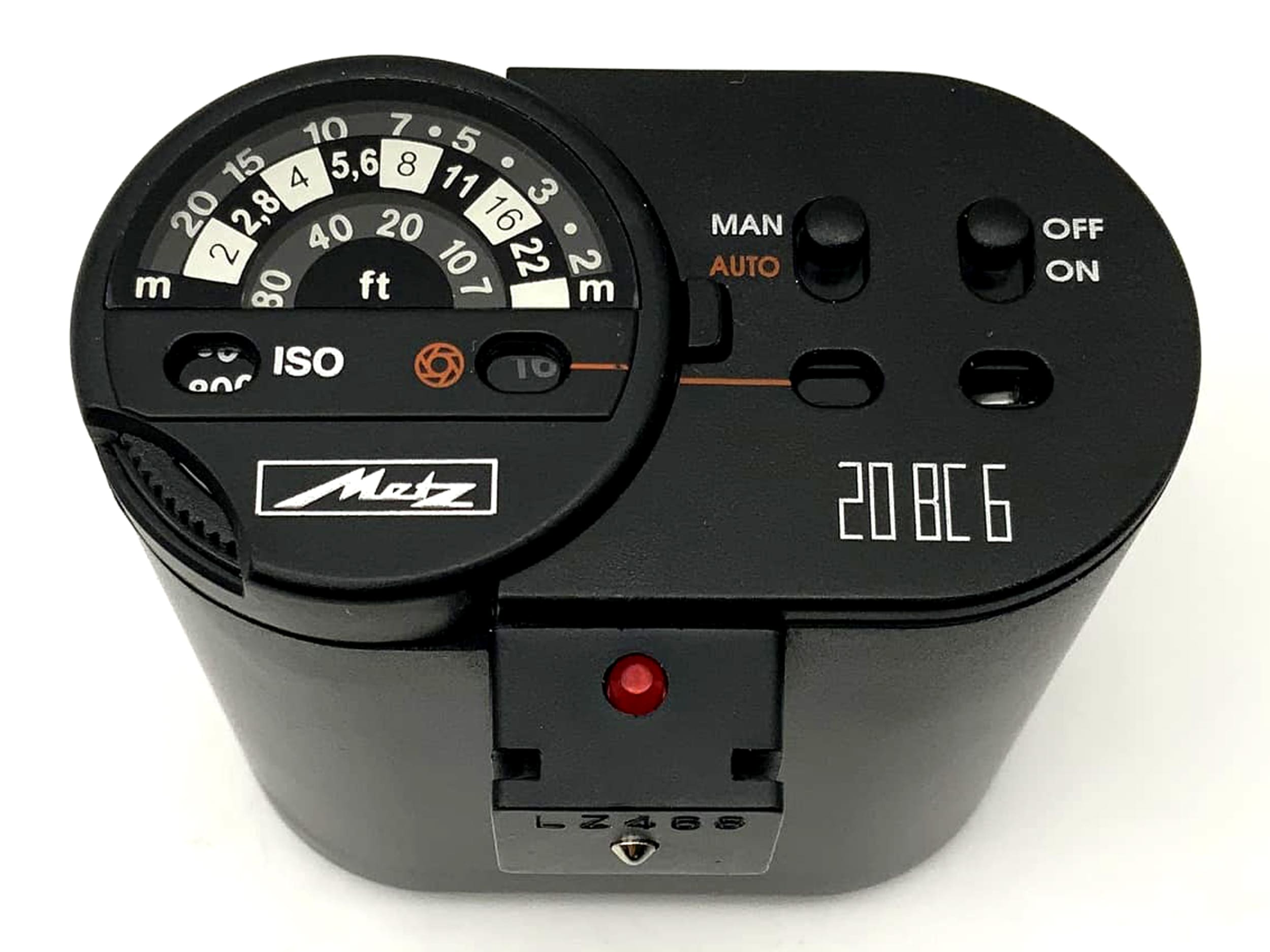 Metz mecablitz 20 BC 6 flash unit center contact camera flash attachable flash