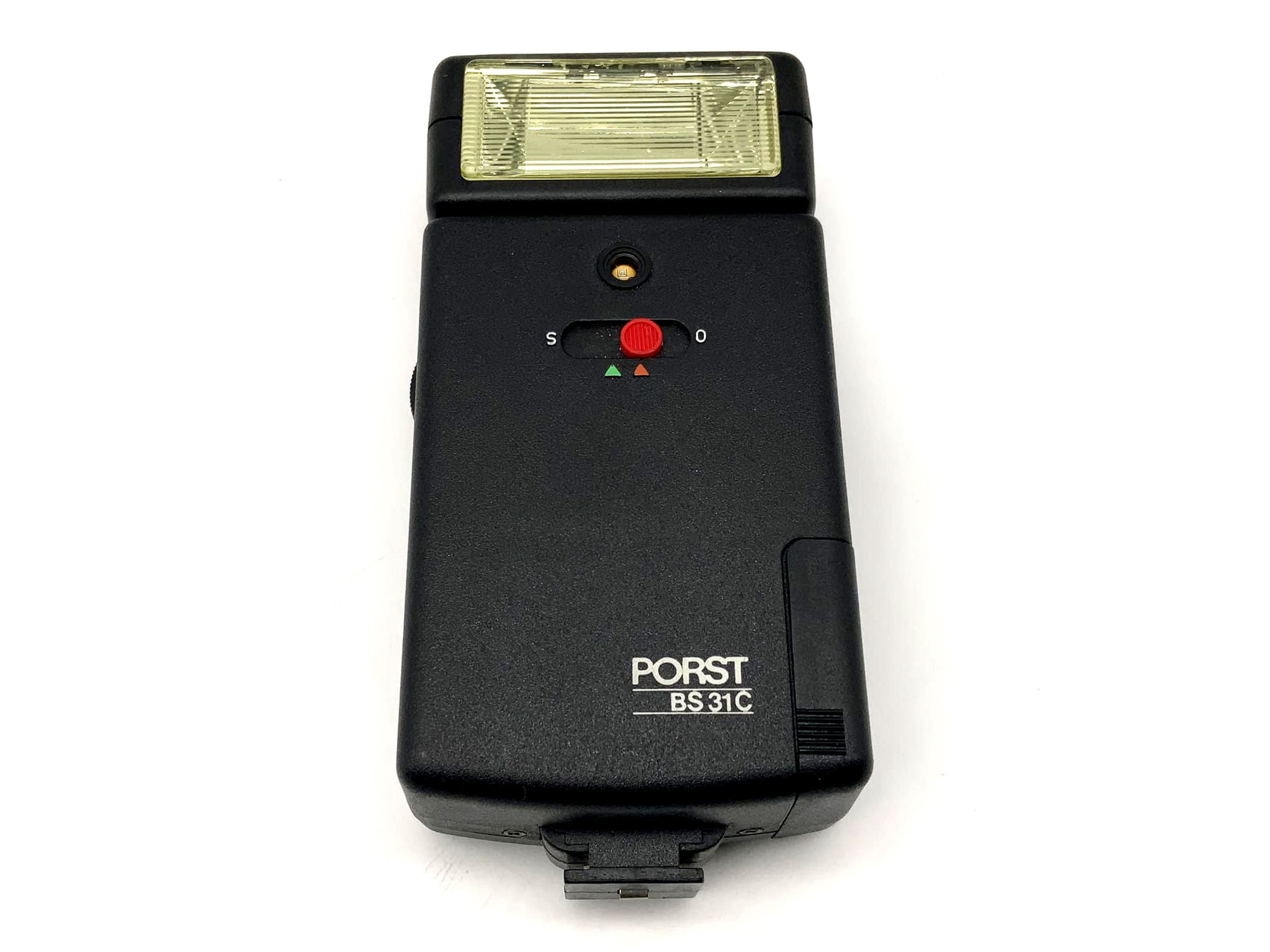 Porst BS 31C flash unit center contact camera flash attachable flash light