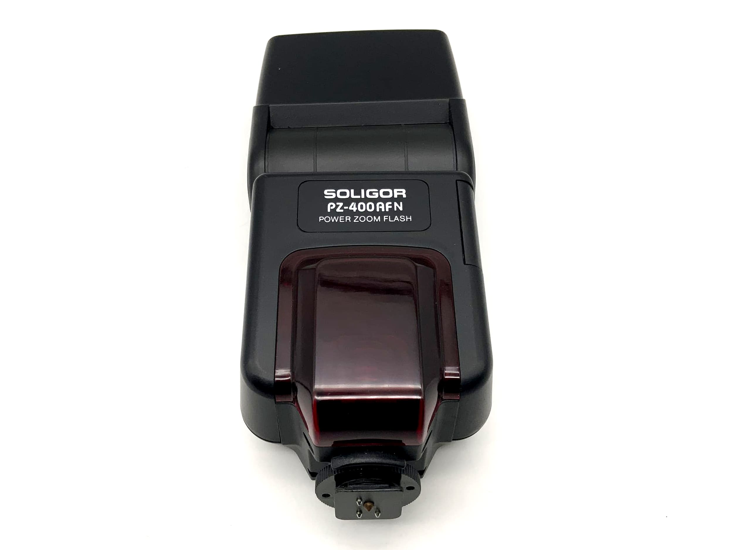 Soligor PZ-400 AFN Blitzgerät Power Zoom Flash für Nikon Kamera Blitz Flash