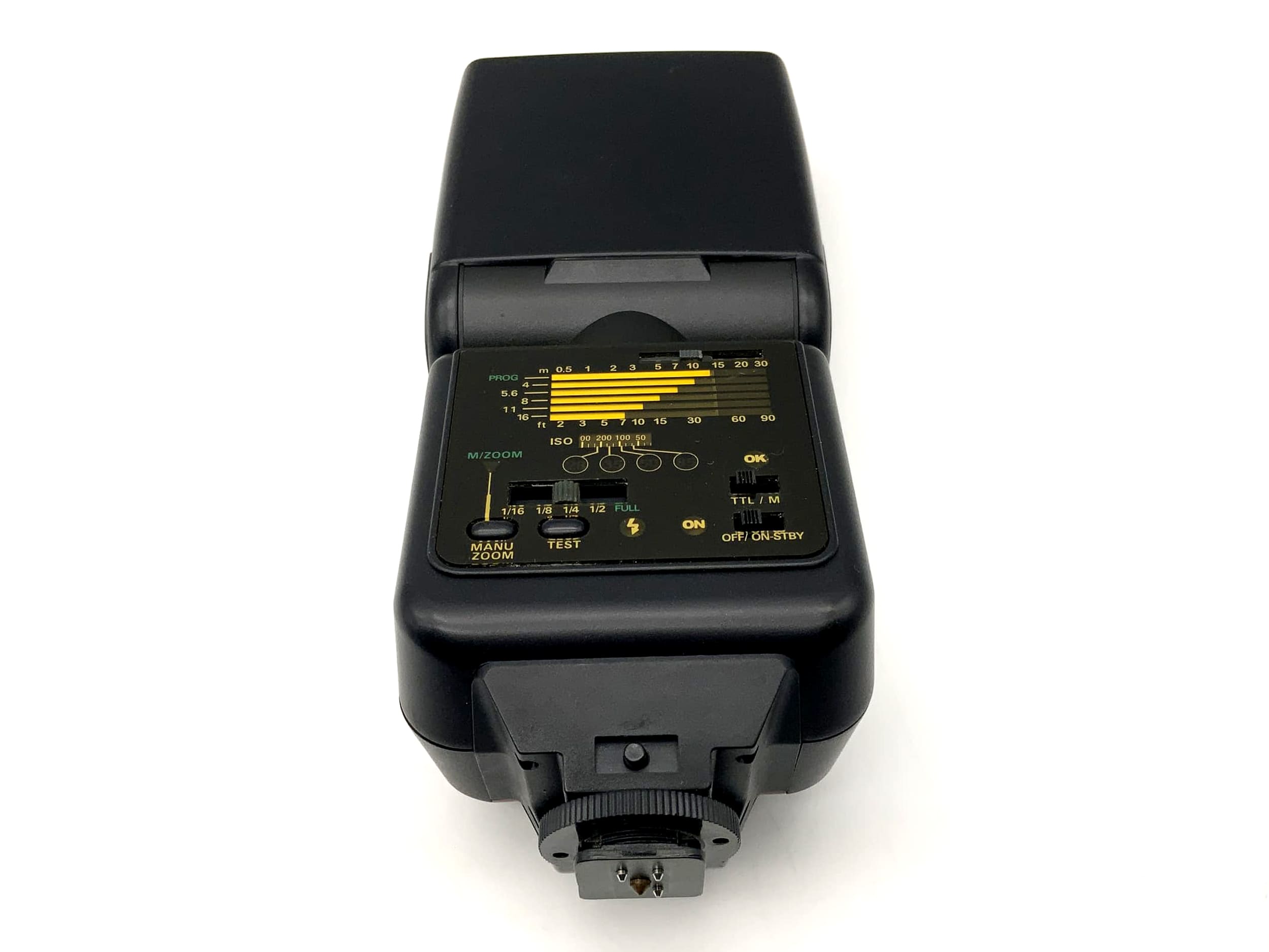 Soligor PZ-400 AFN Blitzgerät Power Zoom Flash für Nikon Kamera Blitz Flash