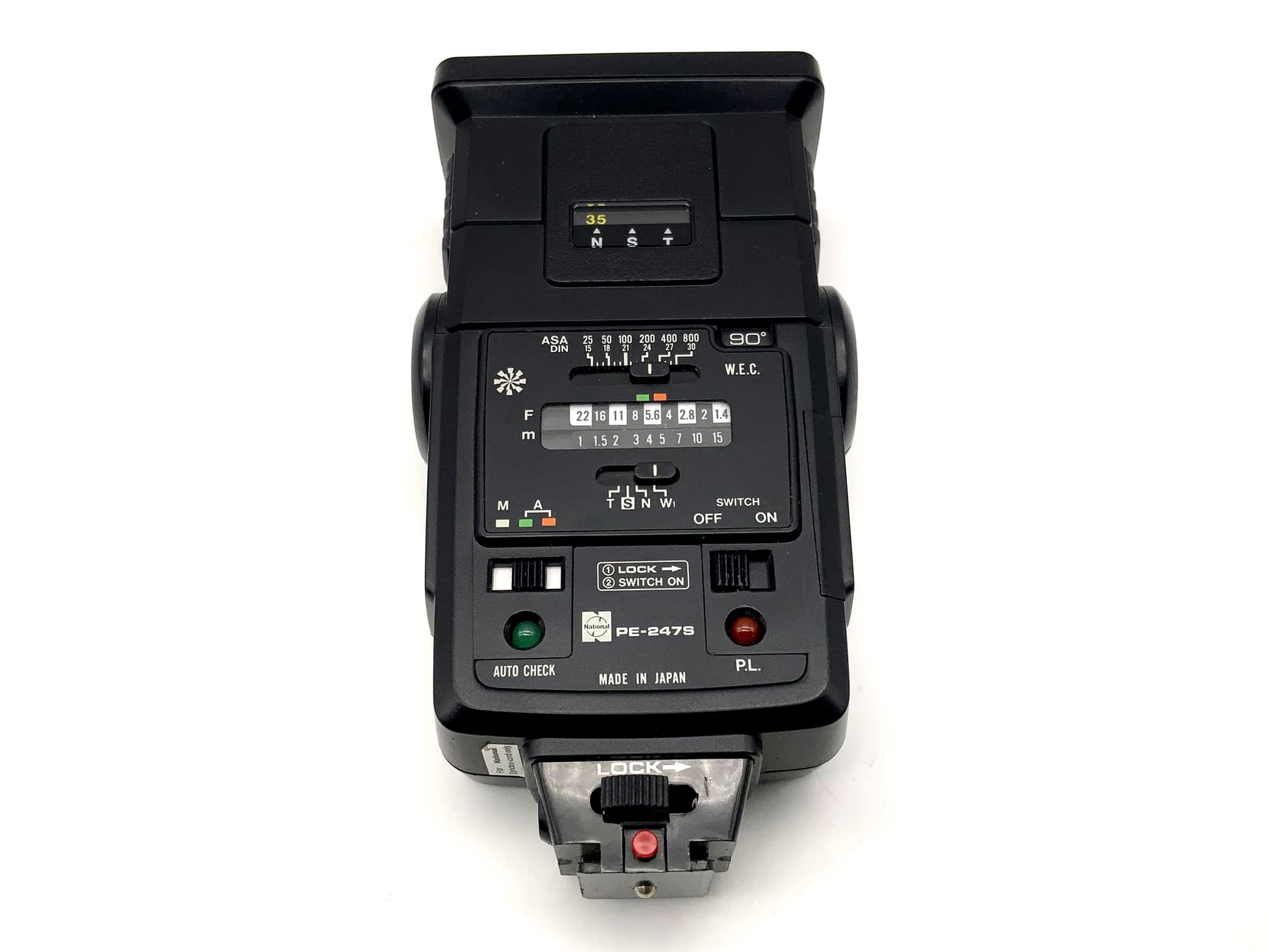 Unité de flash nationale PE-247S Contact central Fixation de flash pour appareil photo Flash