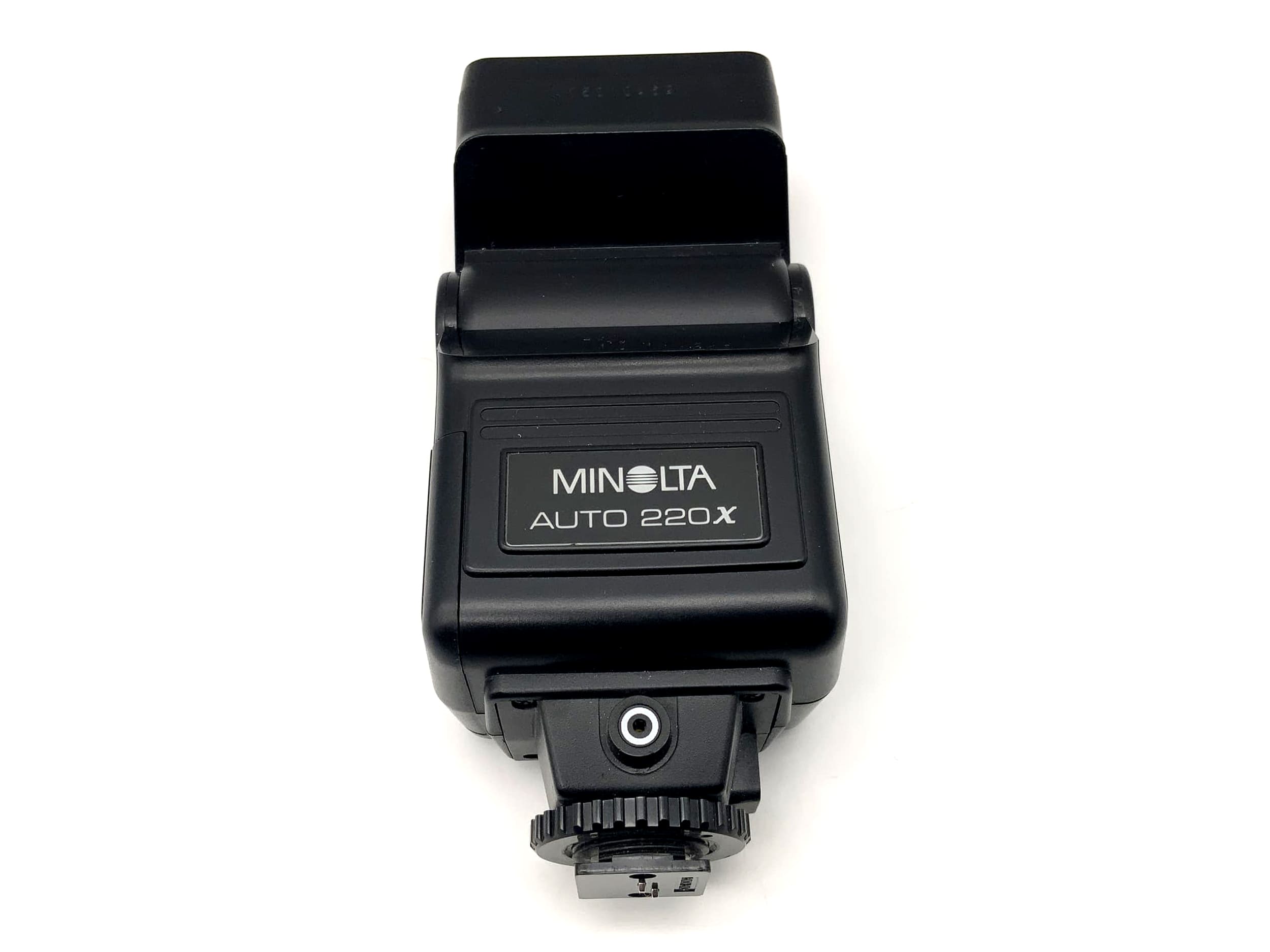 Minolta Auto 220X Blitzgerät Kamera Blitz Aufsteckblitz Flash Licht