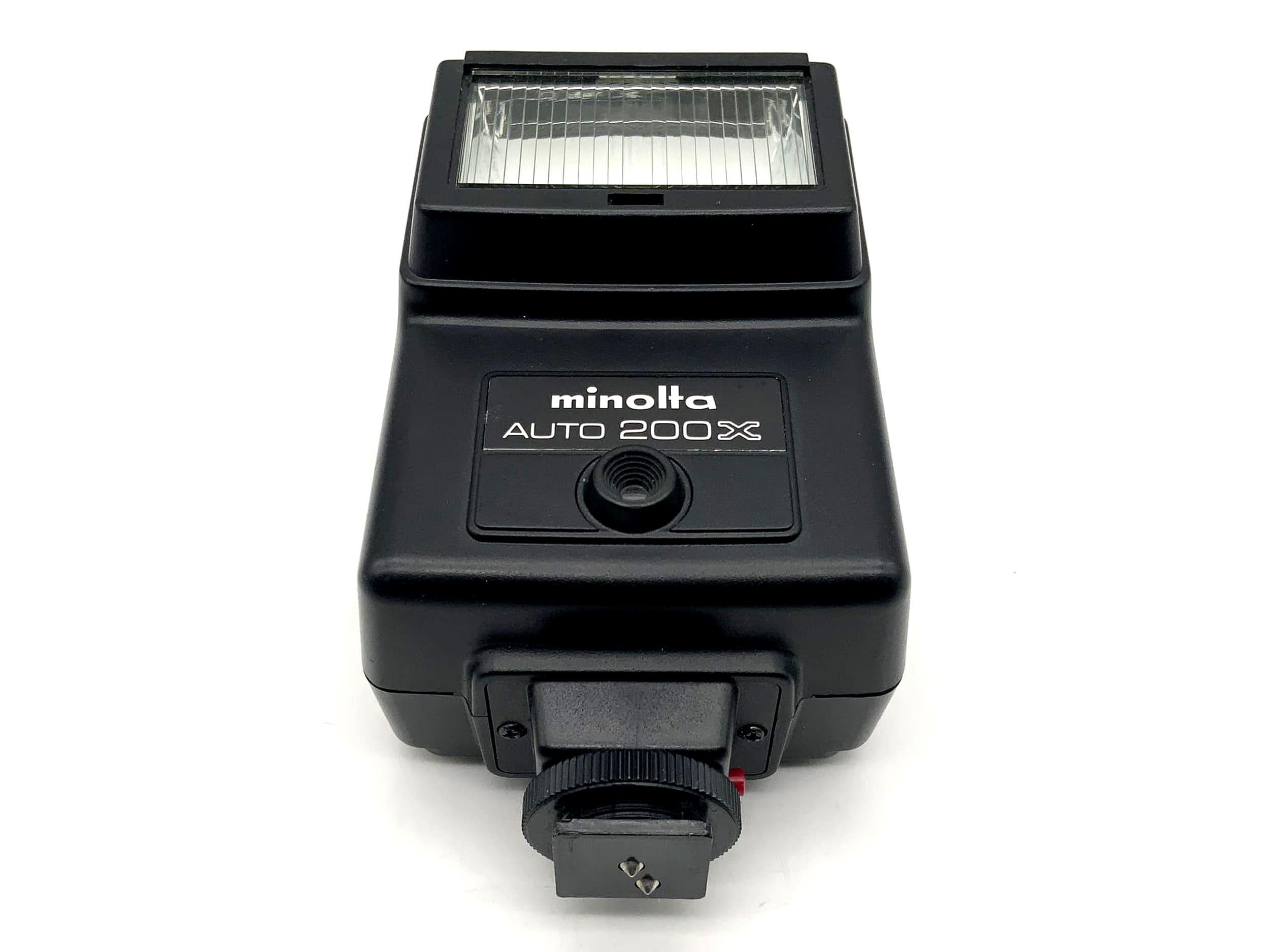 Minolta Auto 200x Kamera Blitz Blitzgerät Aufsteckblitz Flash Licht