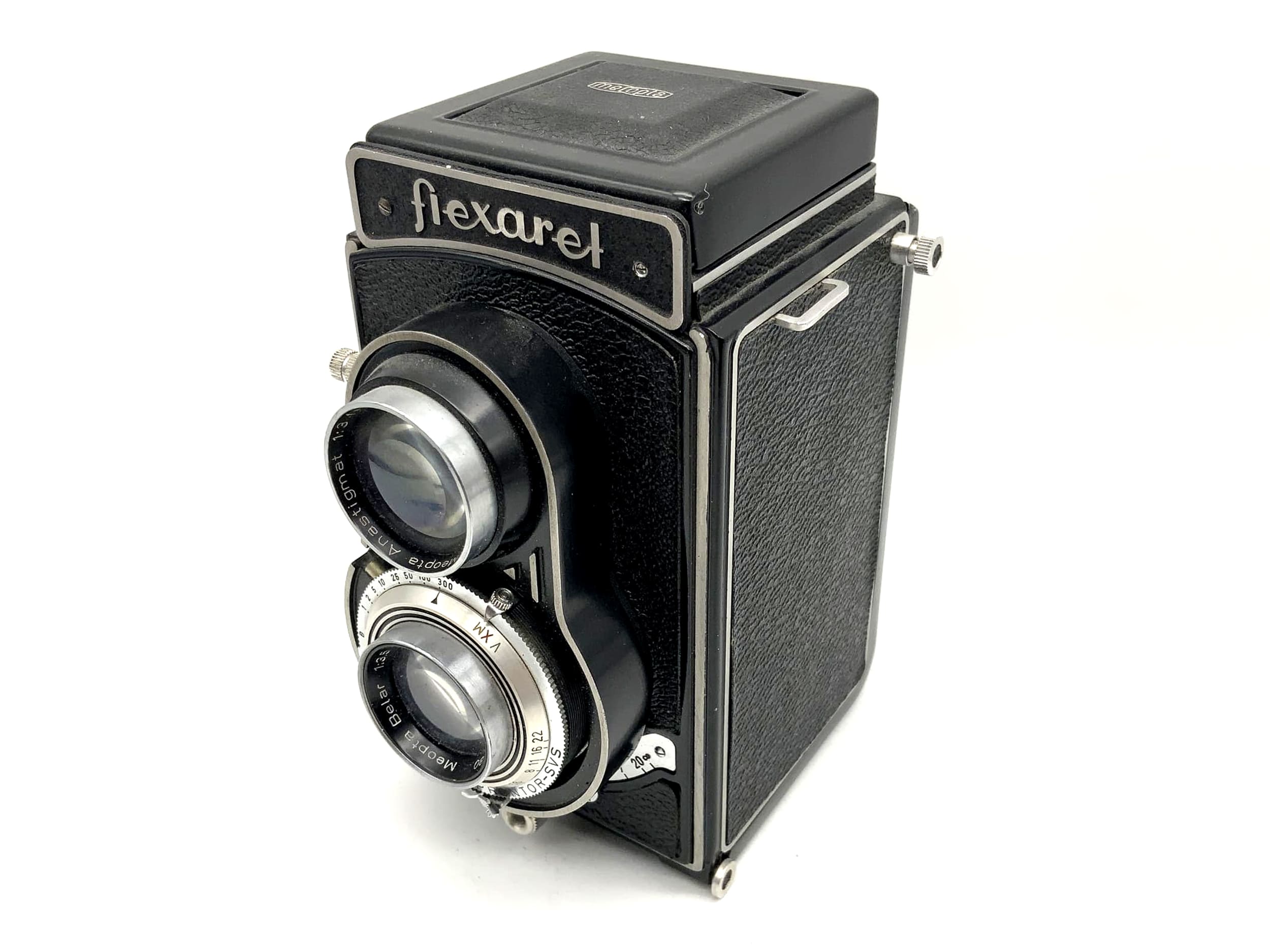 Meopta Flexaret IV TLR avec appareil photo bi-objectif Belar 1:3,5 f=80 mm Prontor-SVS 6x6