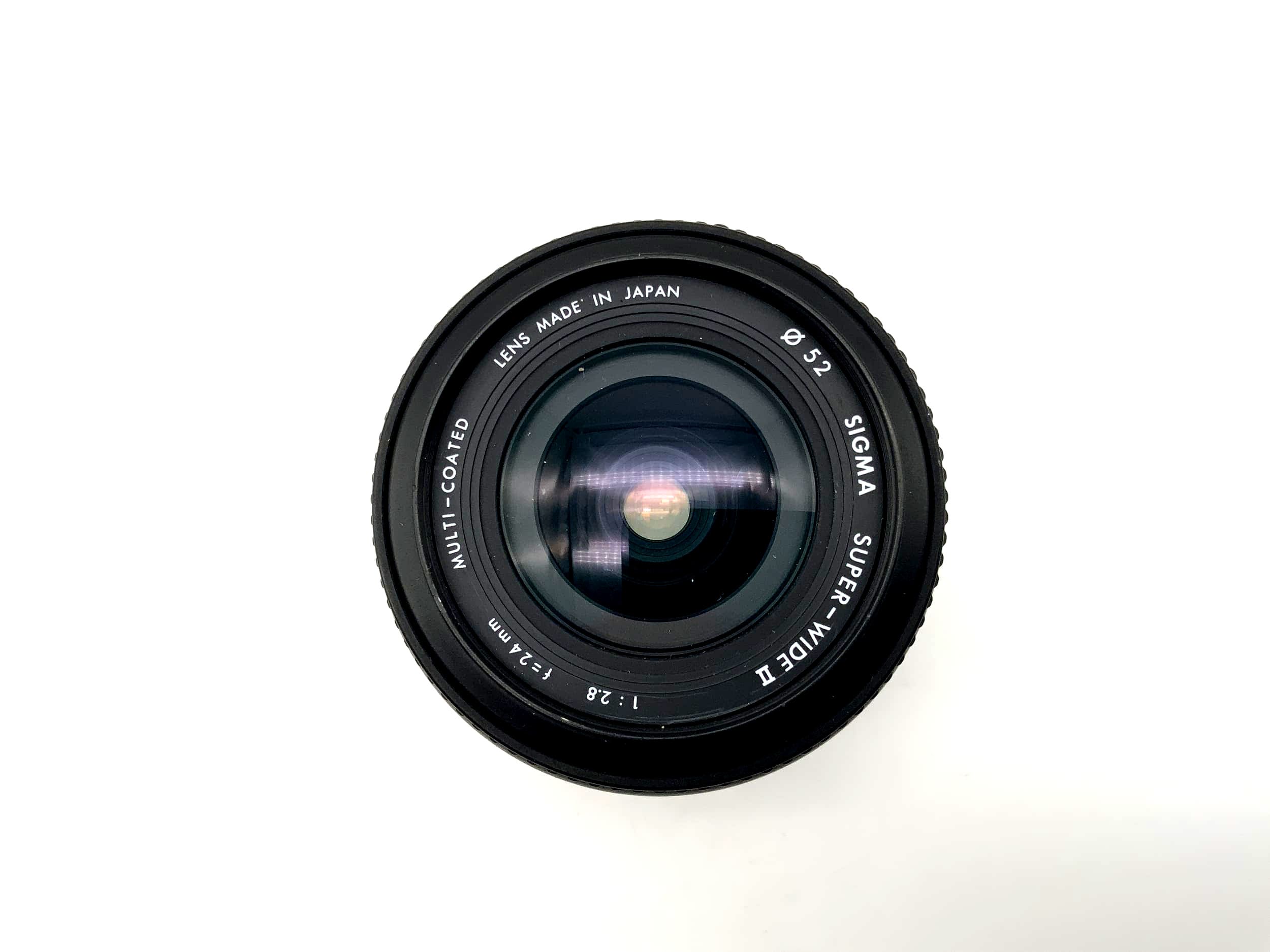Sigma 24mm 1:2,8 Objektiv Super-Wide II Kamera Camera Lens (Canon EF)