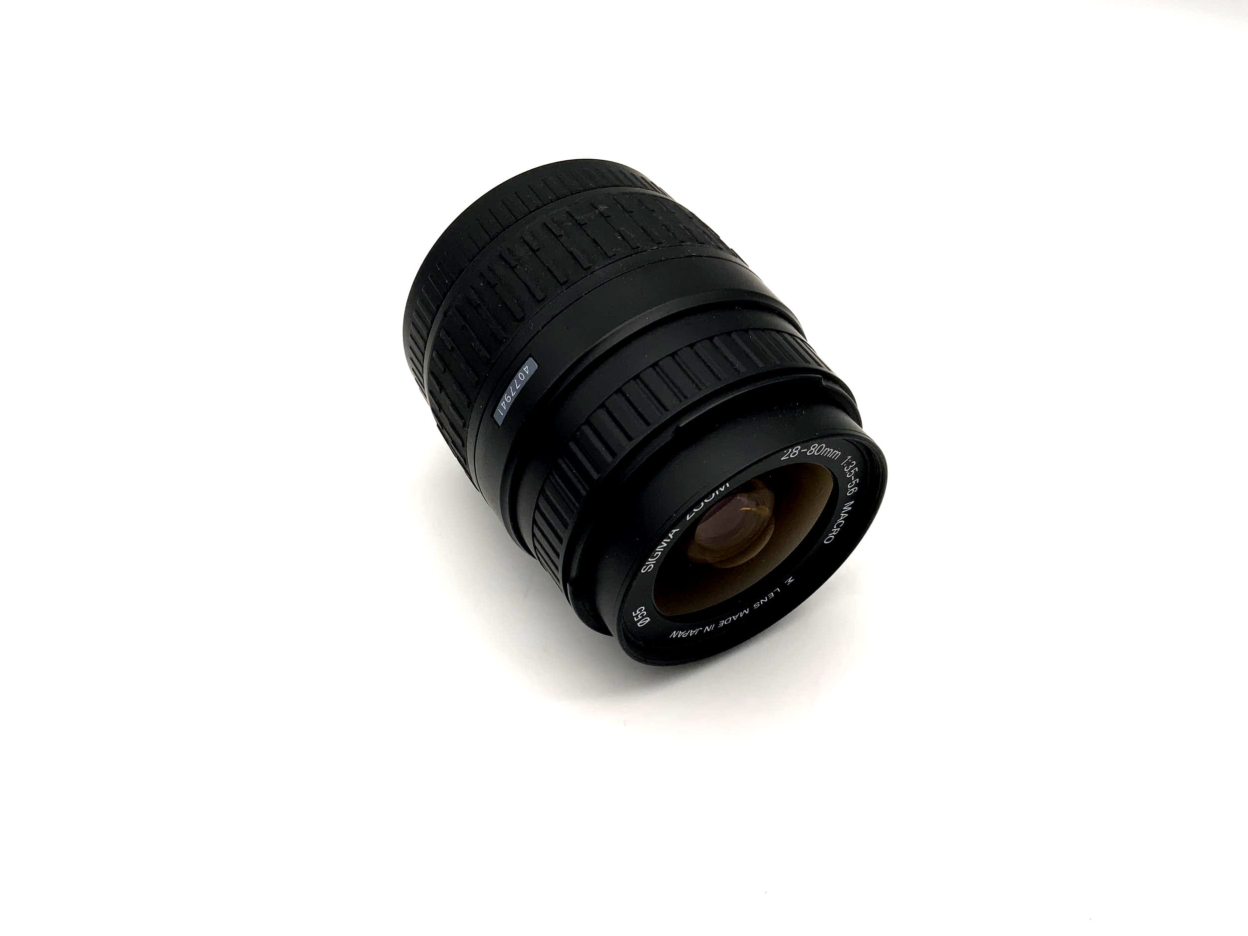 Sigma 28-80mm 1:3.5-5.6 Objektiv Zoom Macro Kamera Camera Lens (Canon EF)