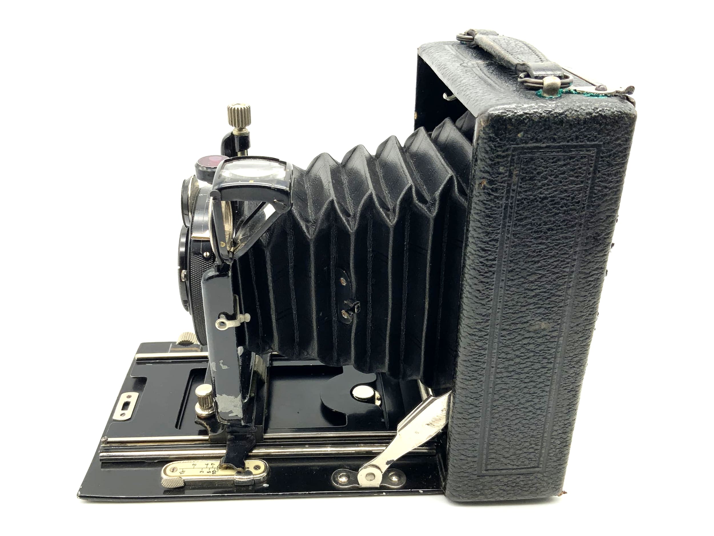 Caméra à plaque Steinheil D.Anastigmat Unofokal 4,5/13,5 cm 9x12 135 mm Compur