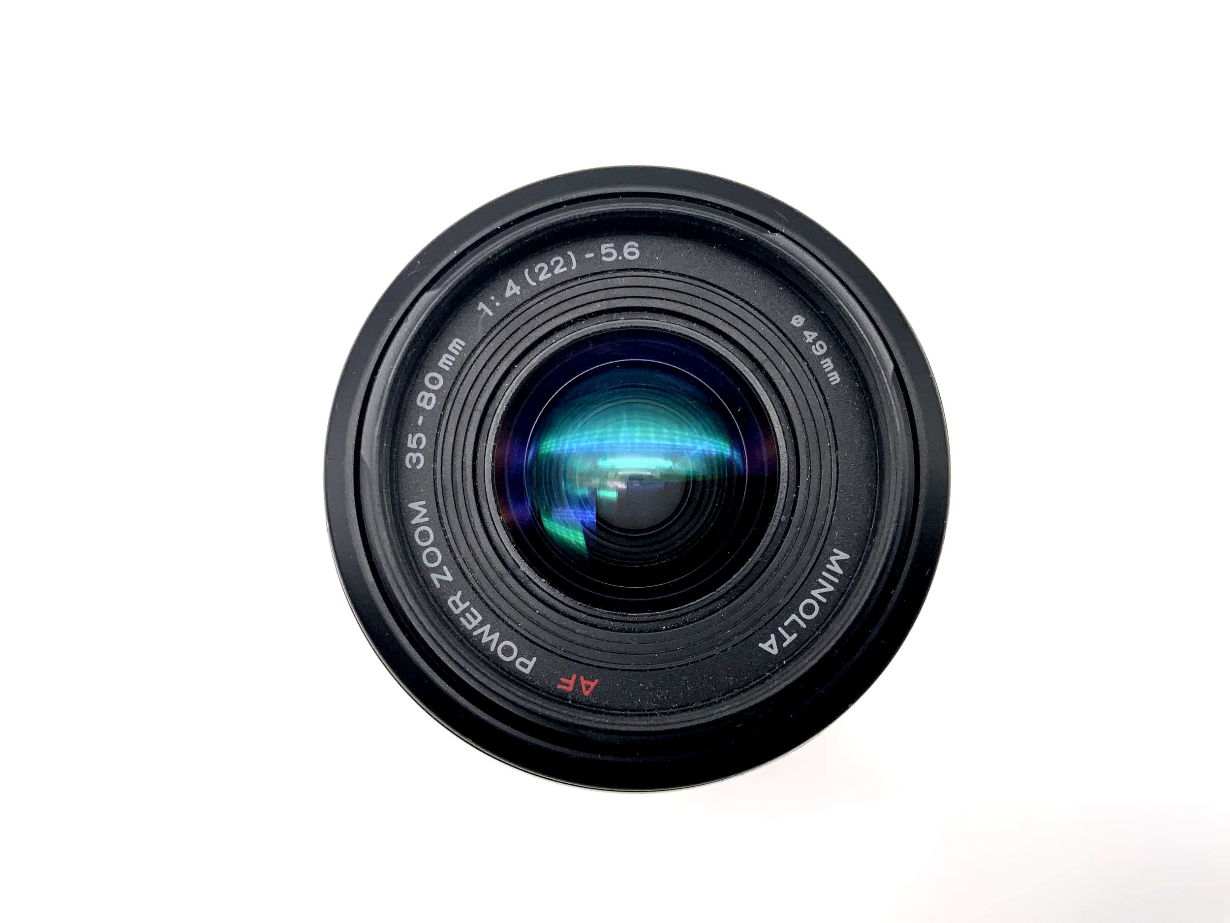 Objectif Minolta 35-80 mm 1:4(22)-5,6 Zoom puissant AF (Minolta AF/Sony A)