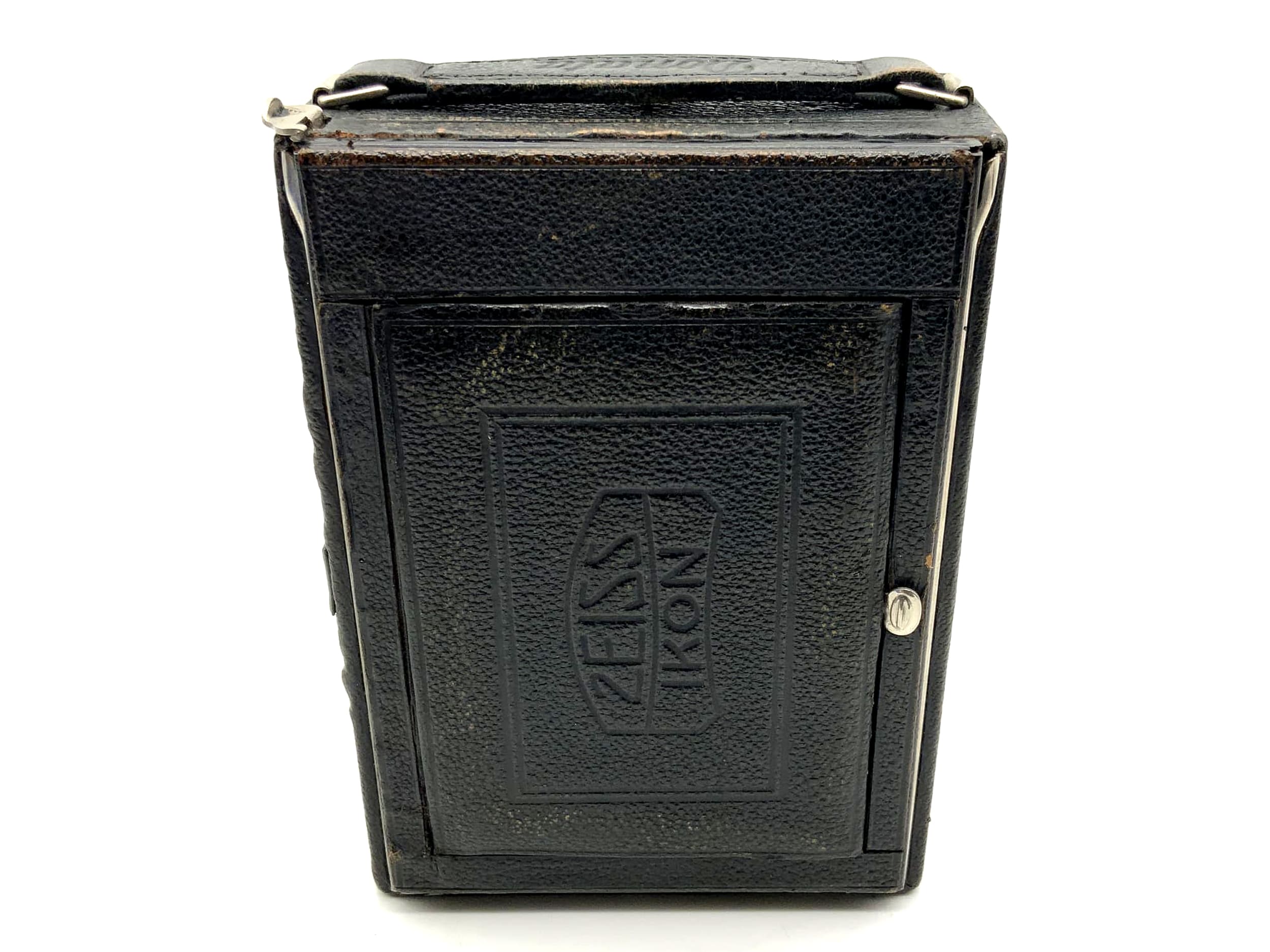 Appareil photo à plaque Zeiss Ikon avec Carl Zeiss Tessar 1:4,5 F=13,5cm 9x12 Donata 227/3