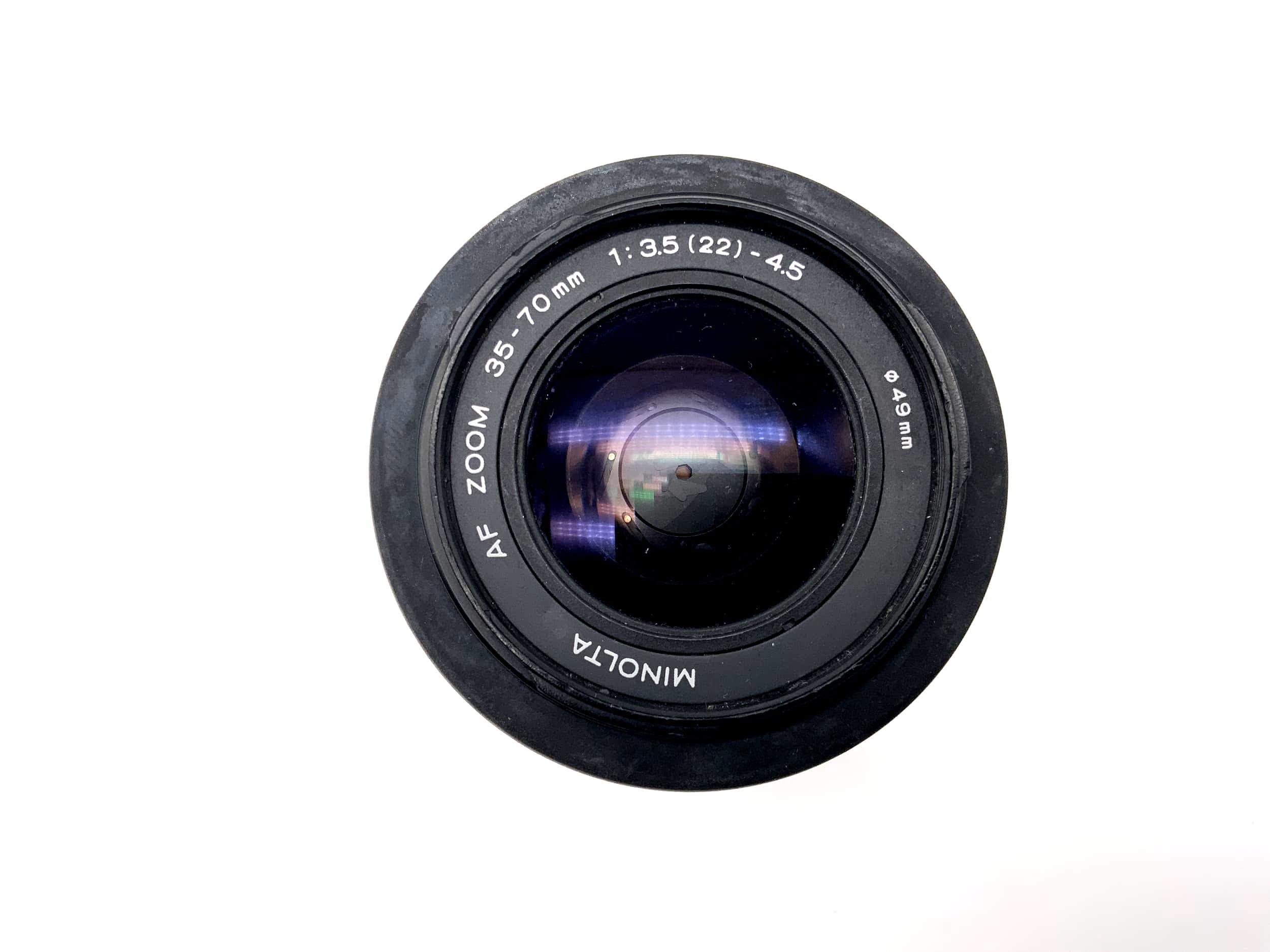 Objectif Minolta 35-70 mm 1:3,5 (22) -4,5 Objectif Sony A AF Zoom pour appareil photo (Minolta AF)