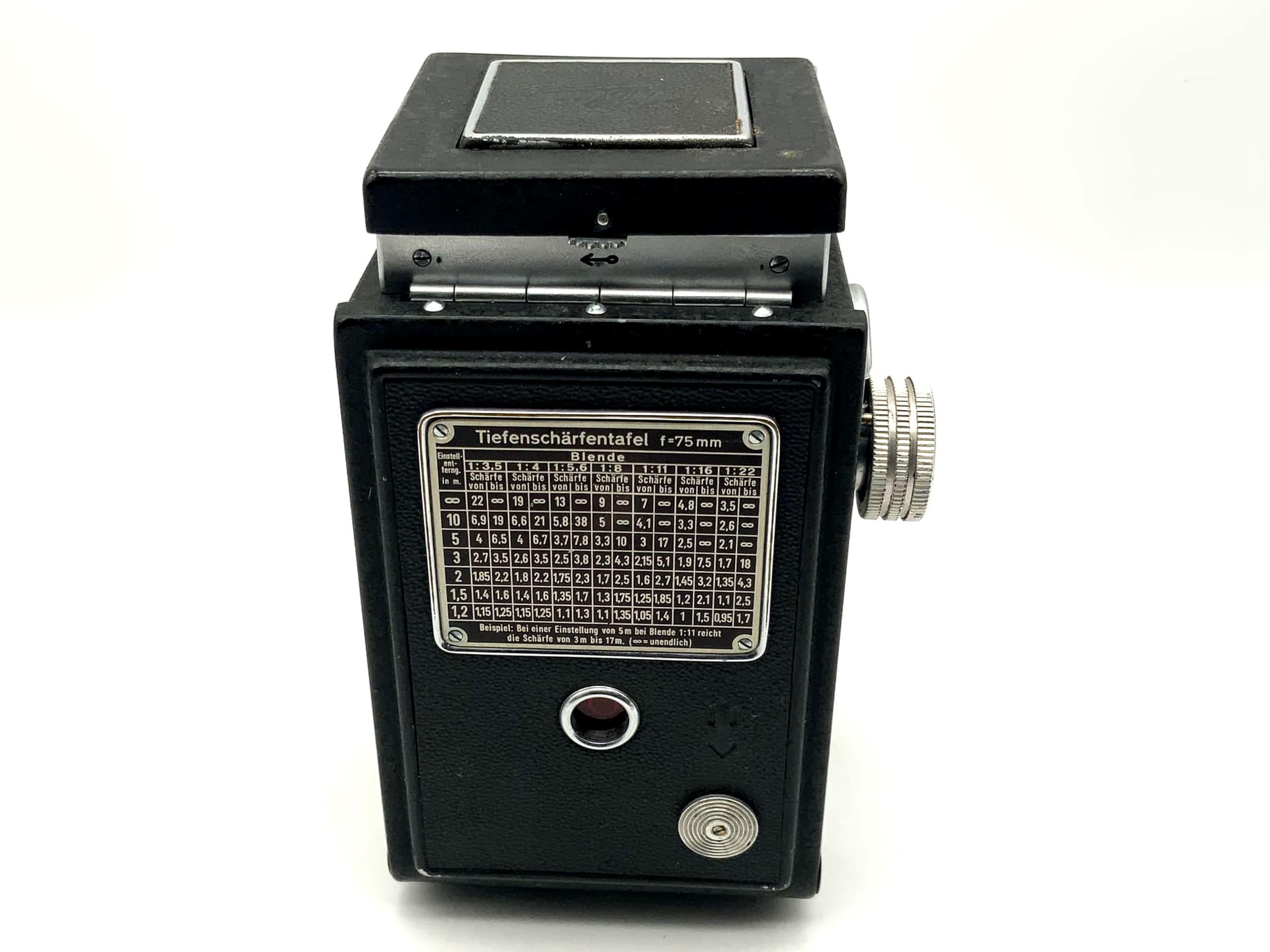 Welta Reflexiona II TLR with ROW Pololyt 1:3.5 / 75mm red V Vebur dual-lens camera