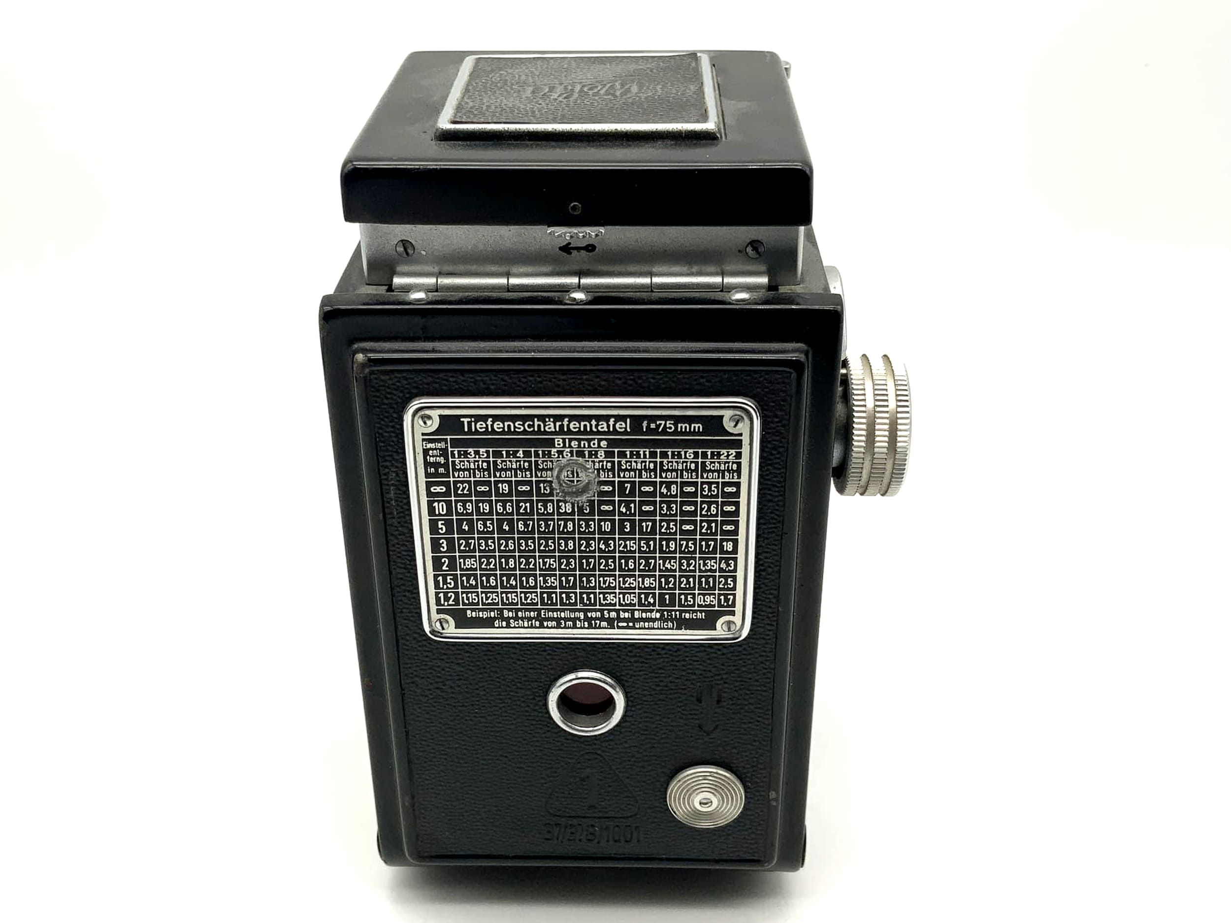 Welta Reflexiona II TLR with ROW Pololyt 1:3.5 / 75mm red V Cludor two-lens