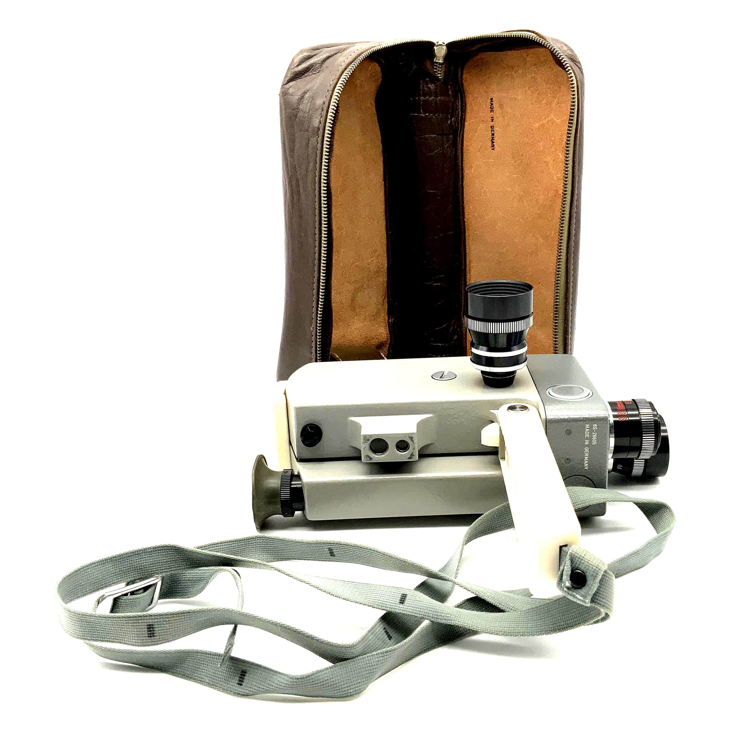 Caméra argentique Leicina 85 avec 2 objectifs et sac Caméra Super 8