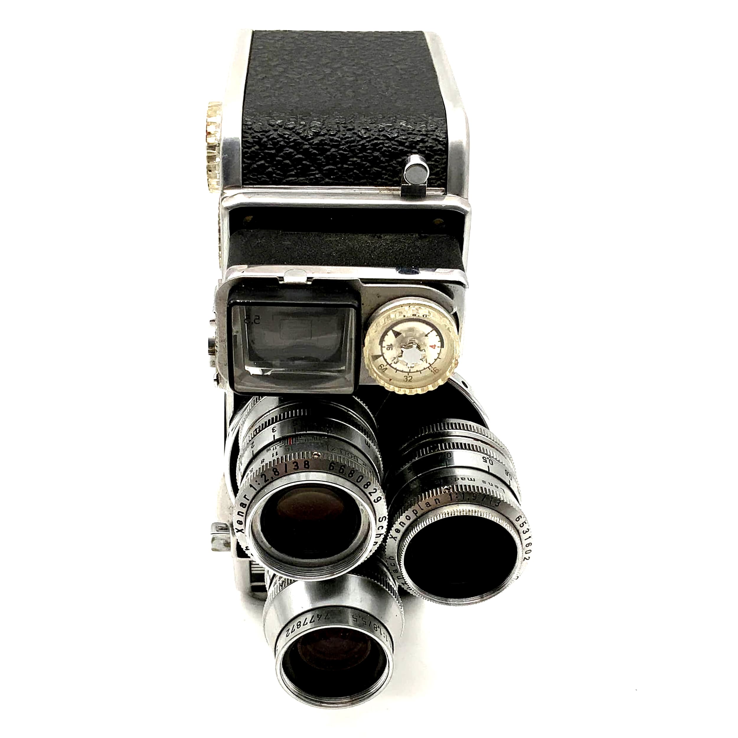 Caméra argentique Bolex D8L Paillard avec caméra Xenar, Xenoplan, Cinegon Super 8