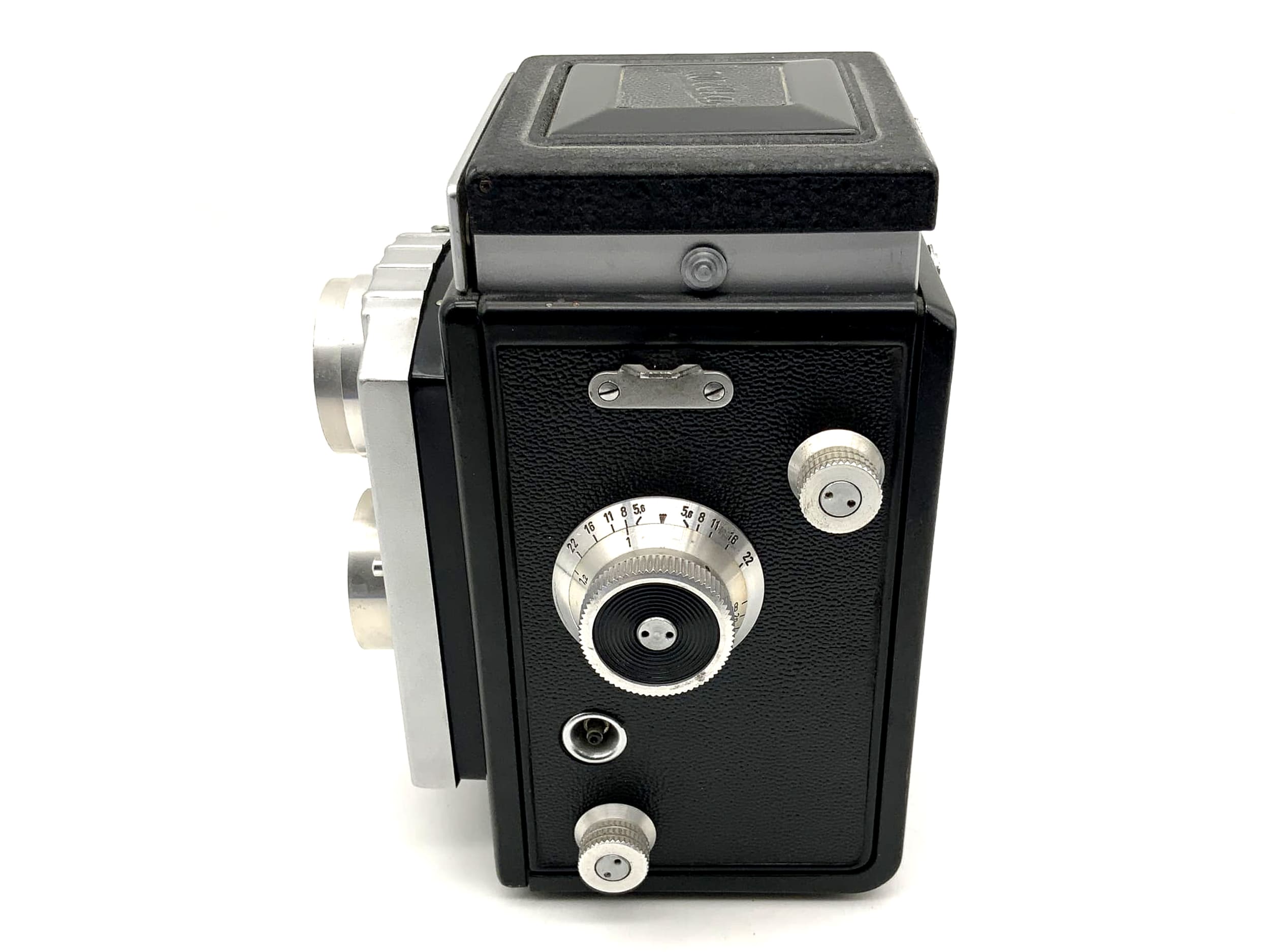 Jumelles Welta Weltaflex TLR avec Meyer Optik Trioplan 1:3,5/75 mm rouge V Vebur