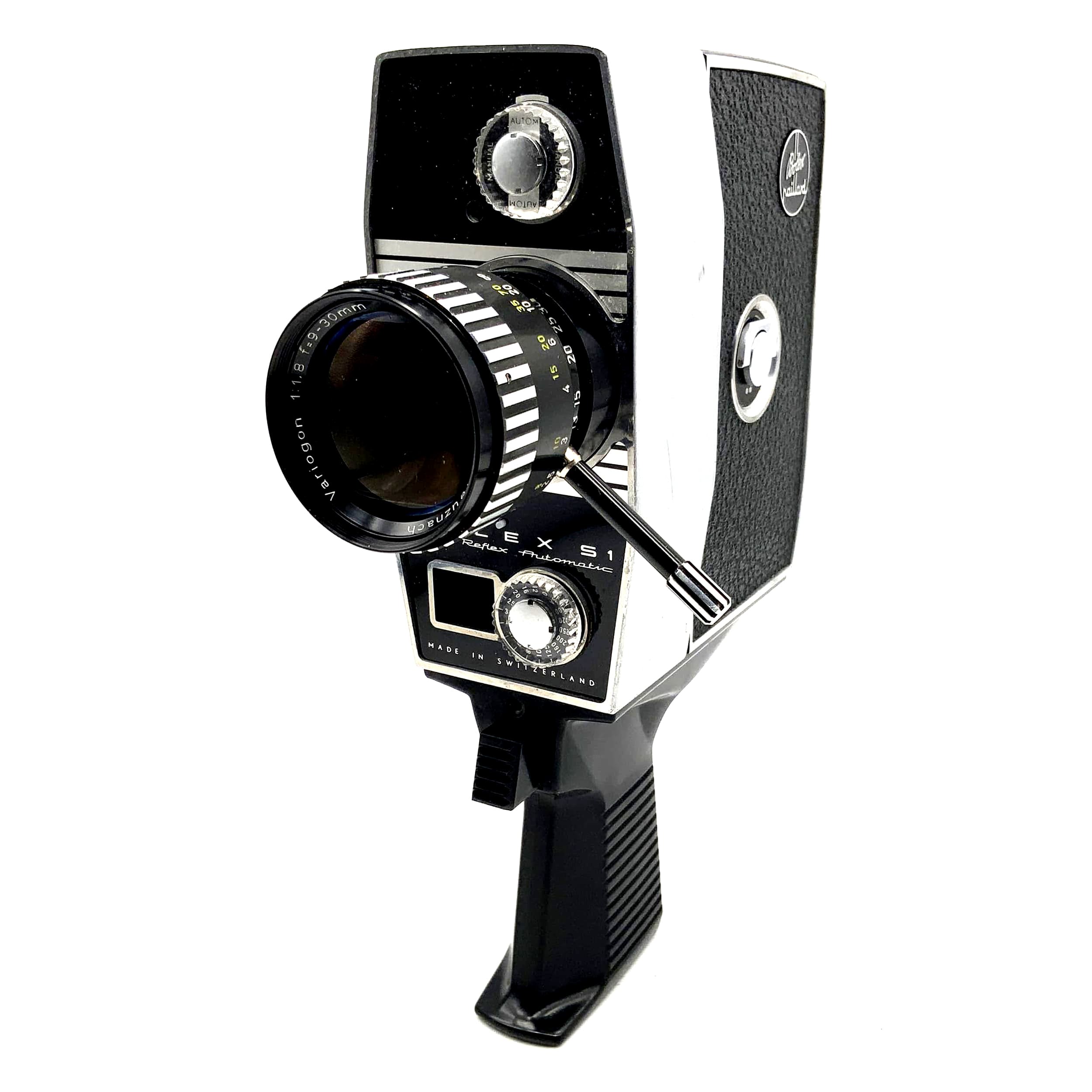Bolex S1 film camera with Variogon 1:1.8 f=9-30mm Super 8 camera movie camera