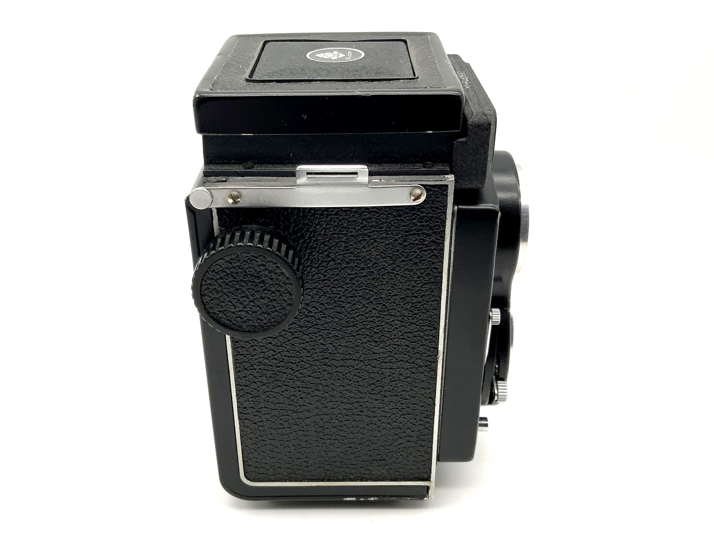 Appareil photo TLR Dandong Mudan avec MD DZH 1:3,5/75 mm chinois défectueux