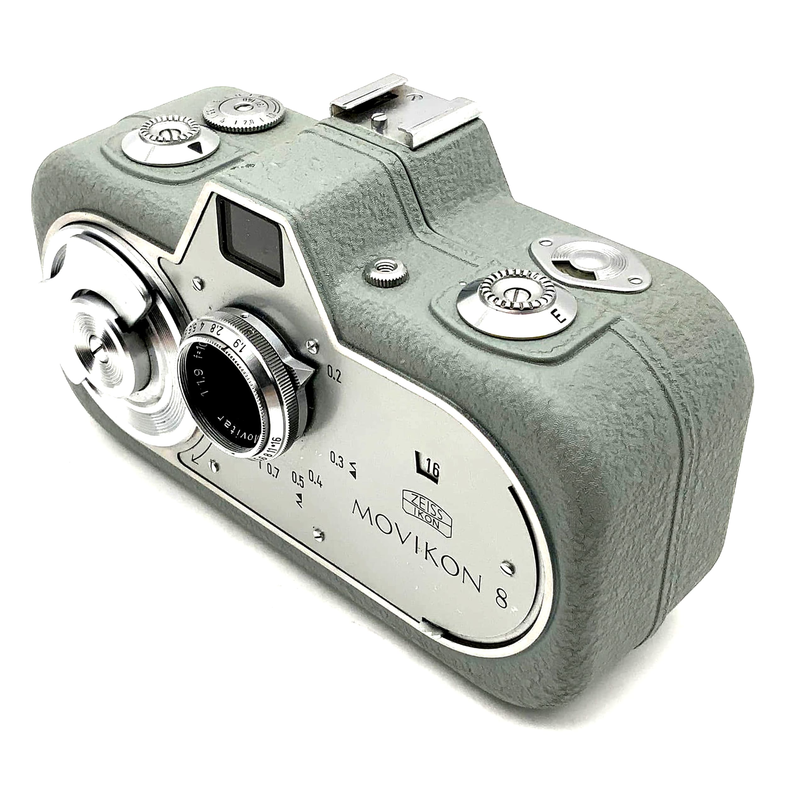 Appareil photo argentique Zeiss Ikon Movikon 8 avec caméra Movitar 1:1,9 f = 10 mm Super 8