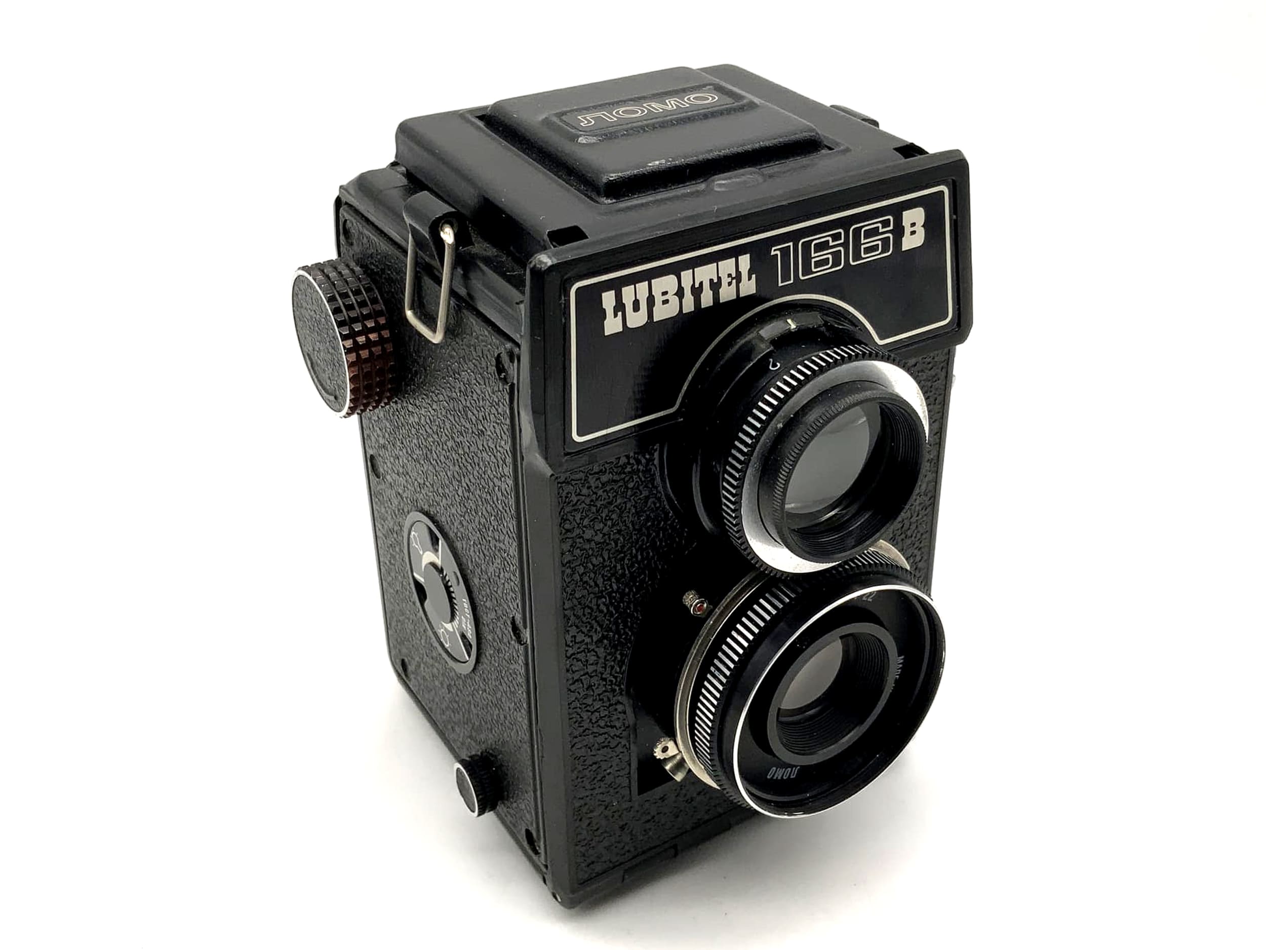 Lomo Lubitel 166B TLR with T-22 4.5/75 USSR twin-lens camera defect