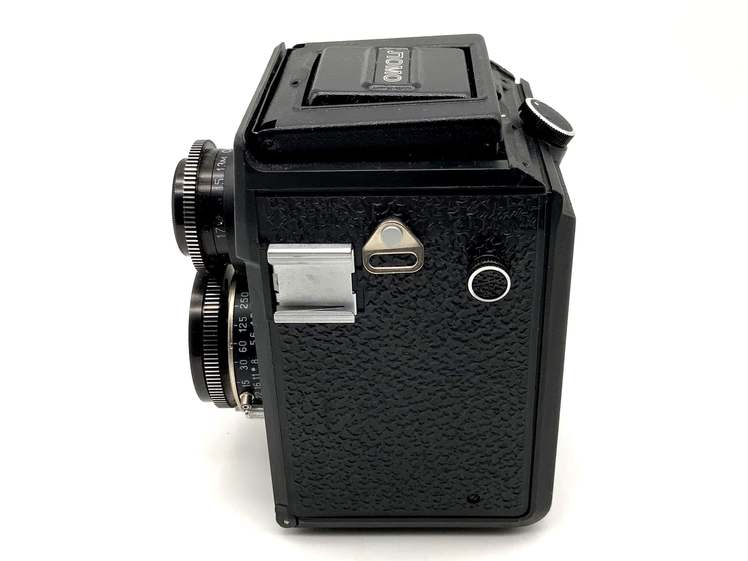 Lomo Lubitel 166 universal TLR with T-22 4.5/75 USSR twin-lens camera defect