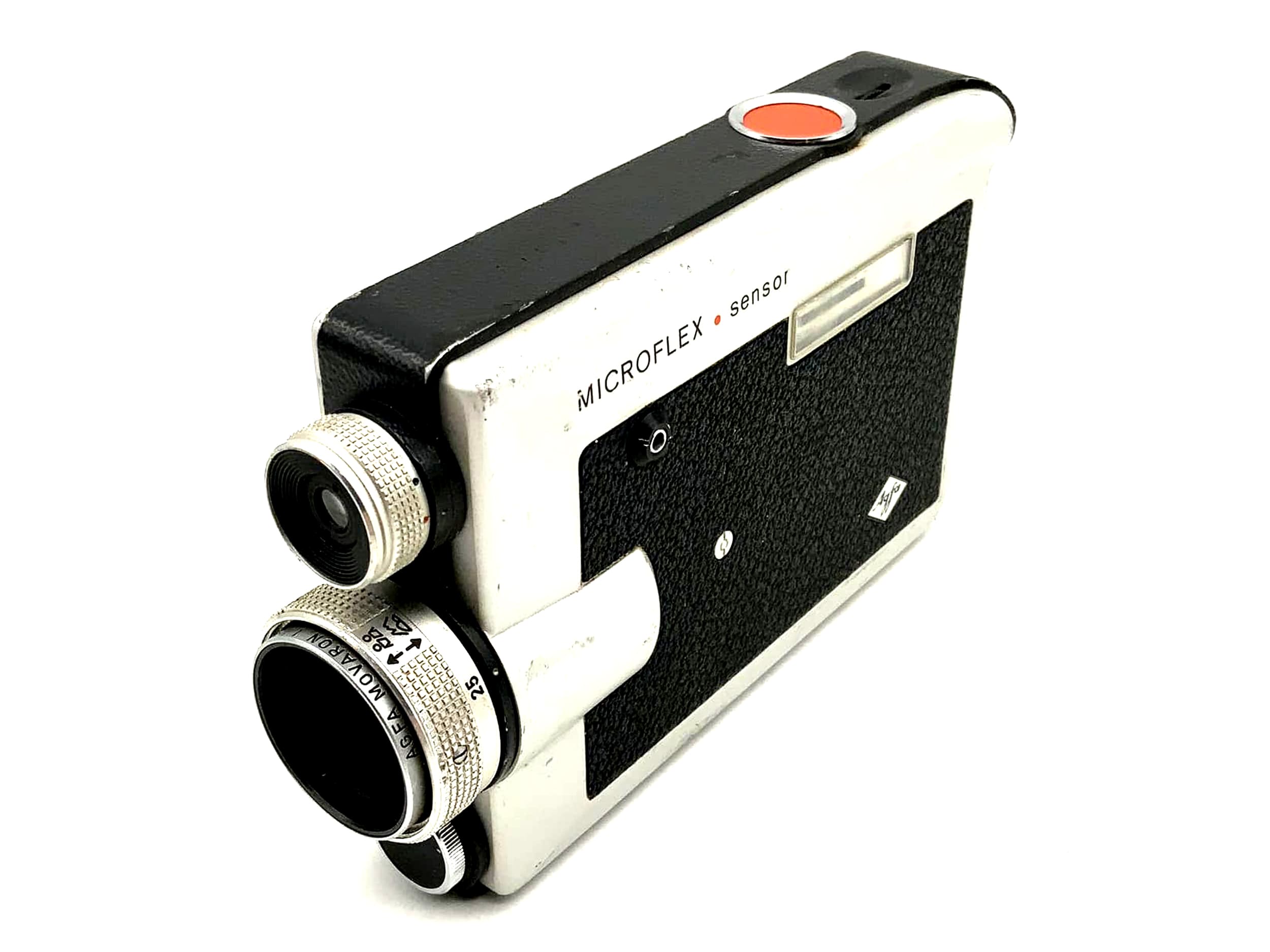 Agfa Microflex sensor Filmkamera mit Movaron 1:1.9/10-25 Super 8 Kamera