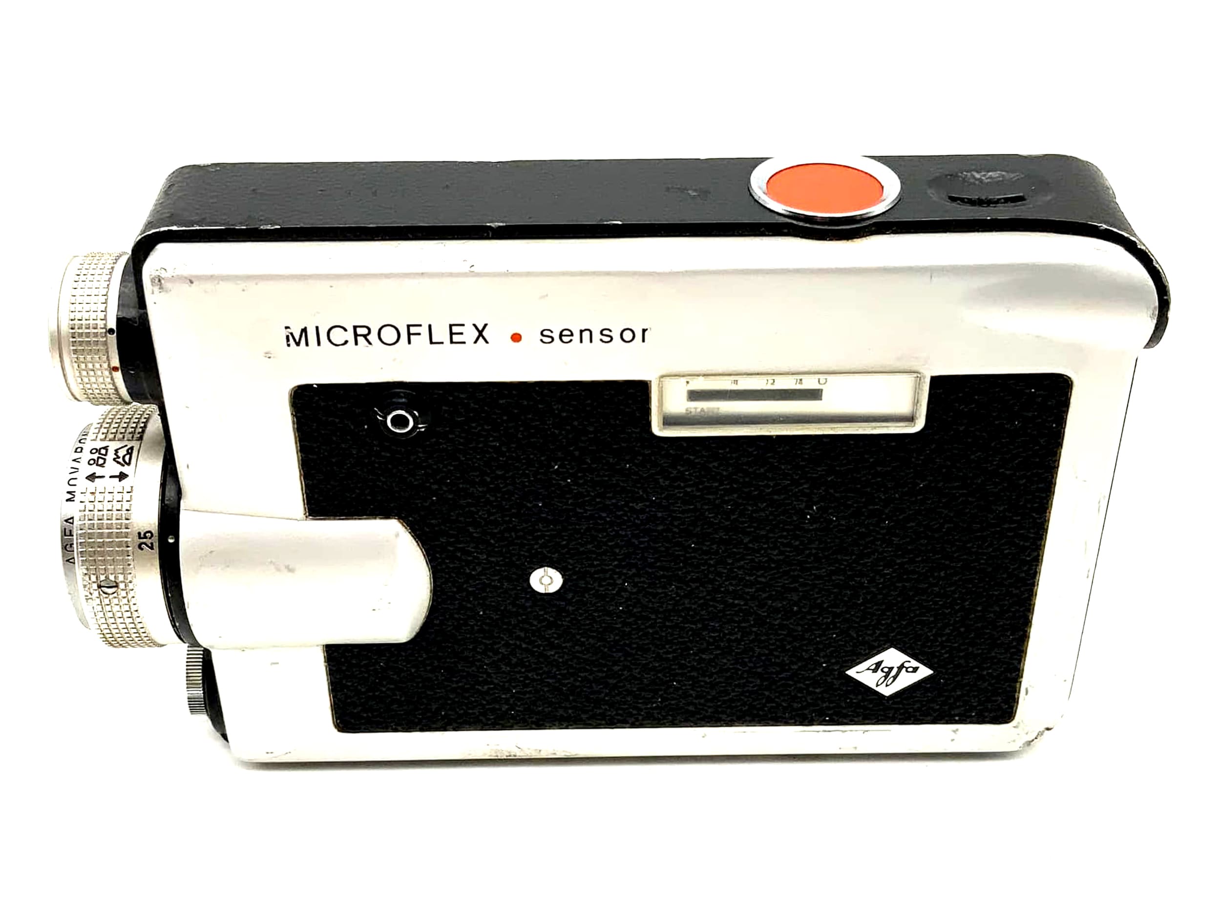 Agfa Microflex sensor Filmkamera mit Movaron 1:1.9/10-25 Super 8 Kamera